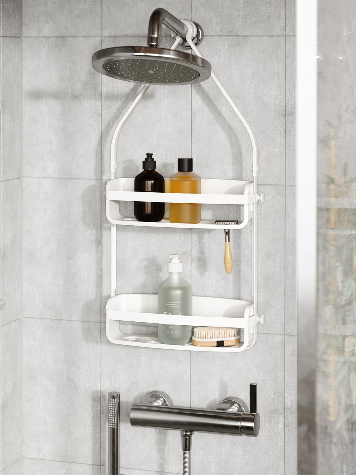 Umbra Flex Shower Caddy - White