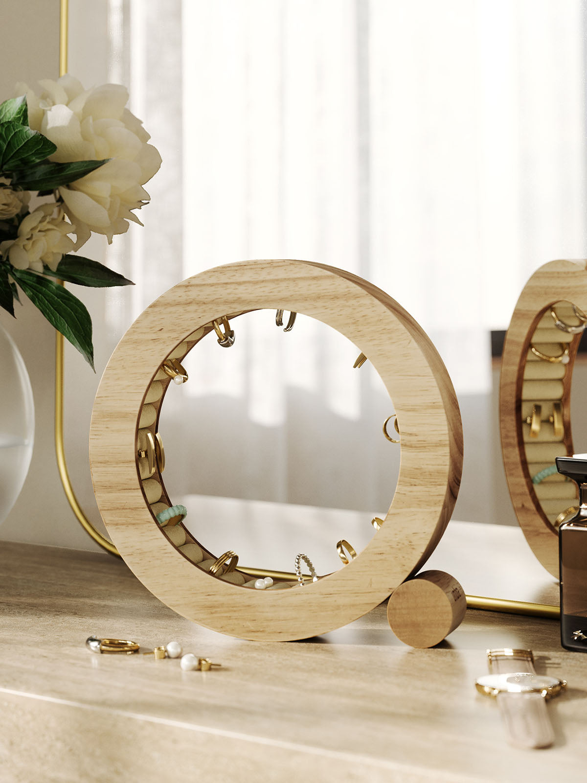 Umbra Ferris Ring Holder - Natural