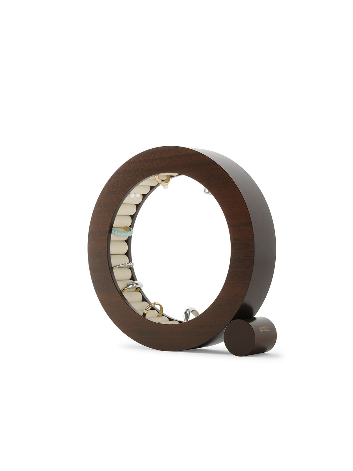 Umbra Ferris Ring Holder - Walnut