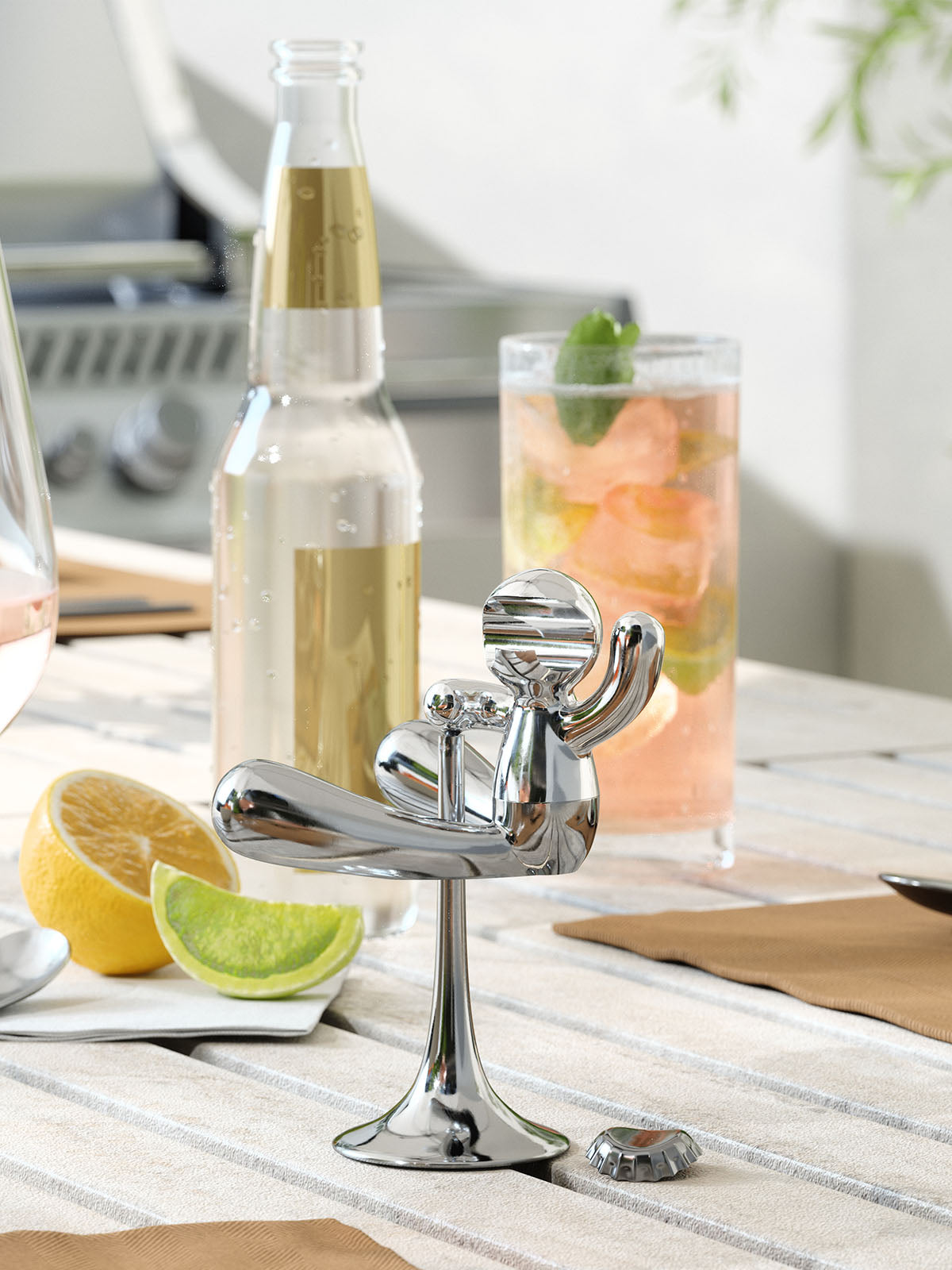 Umbra Rodeo Buddy Bottle Opener - Chrome