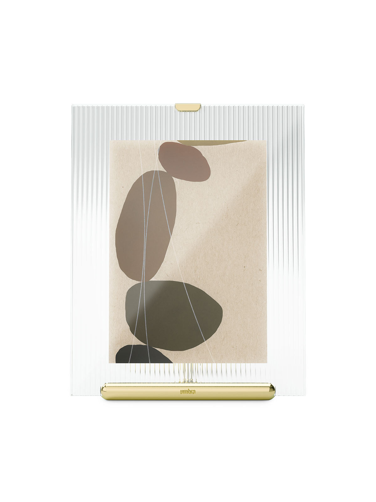 Umbra Flute Picture Frame - 5x7 Brass