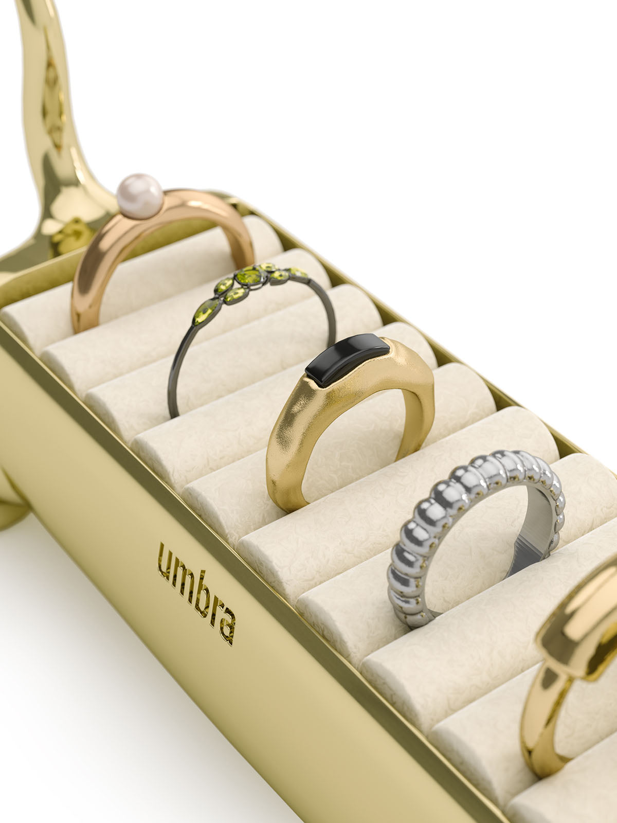 Umbra Ali Cat Ring Holder - Brass