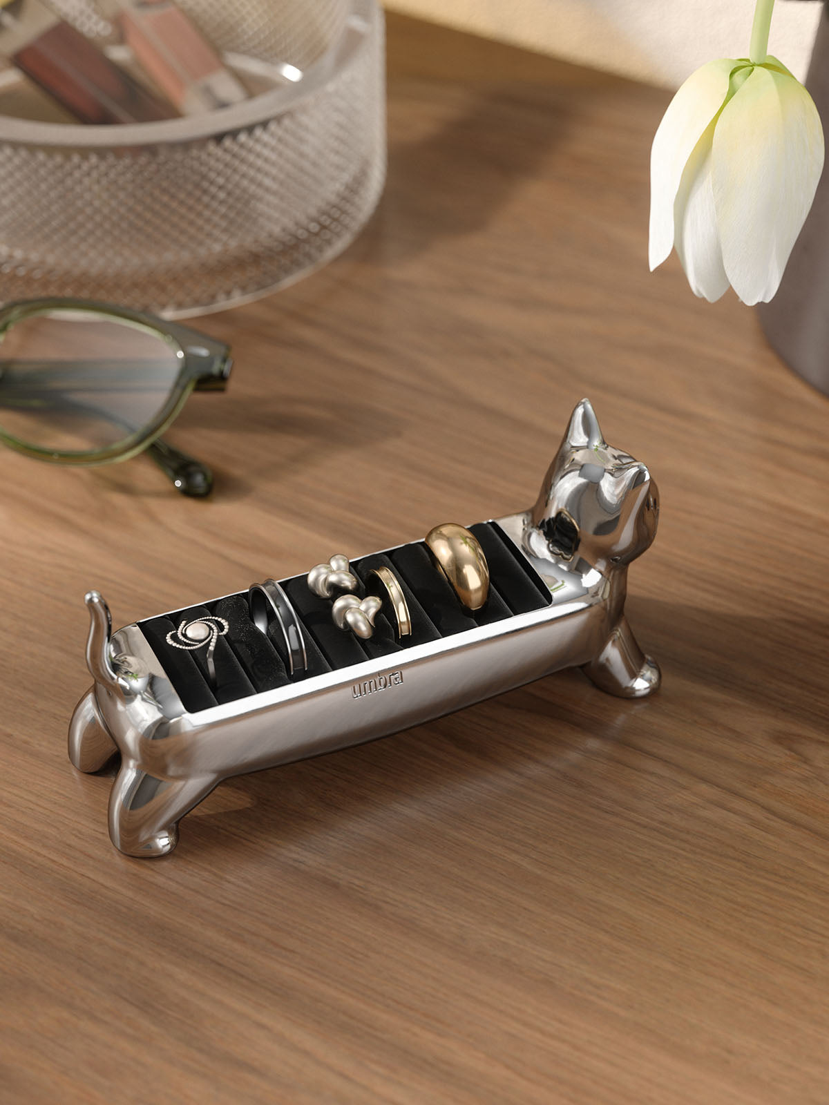 Umbra Ali Cat Ring Holder - Chrome