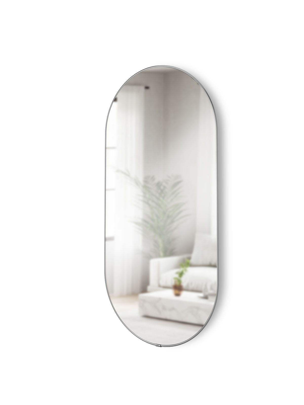 Umbra Hubba Pill Mirror (91 x 45cm) - Titanium