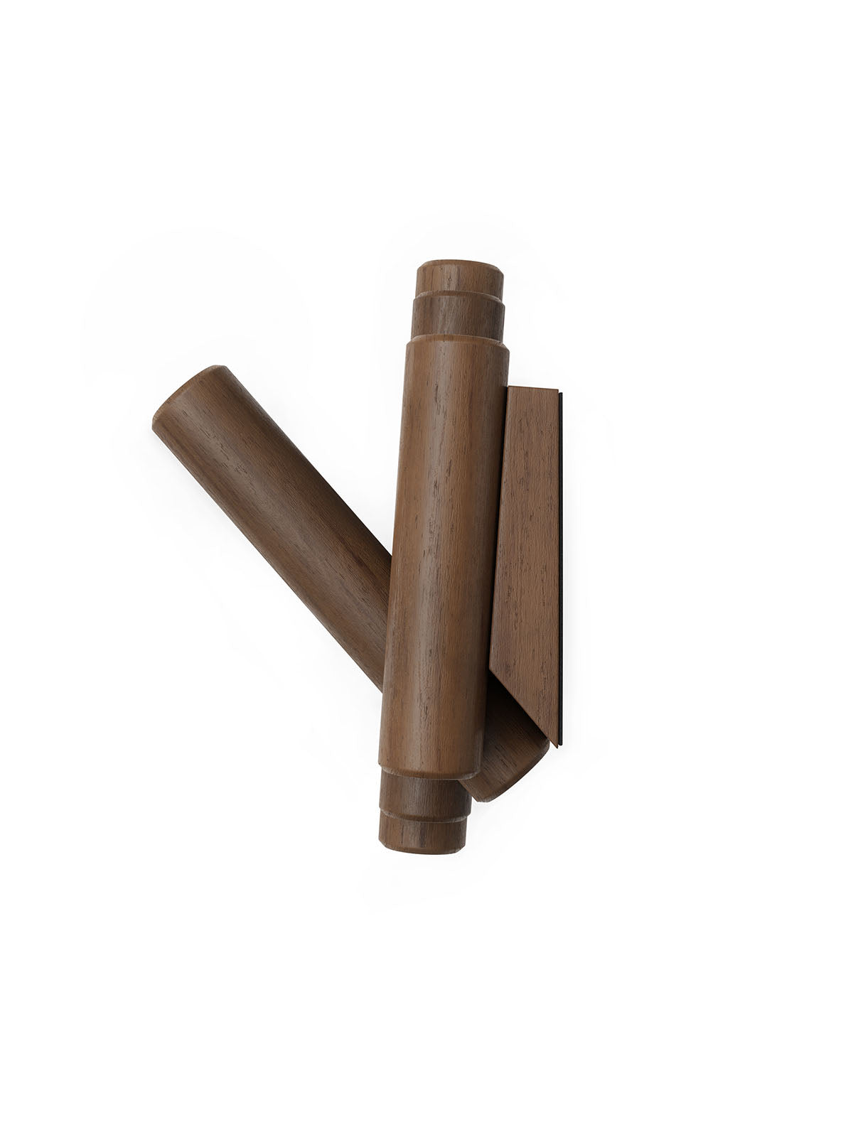 Umbra Picket 8 Hook - Aged Walnut