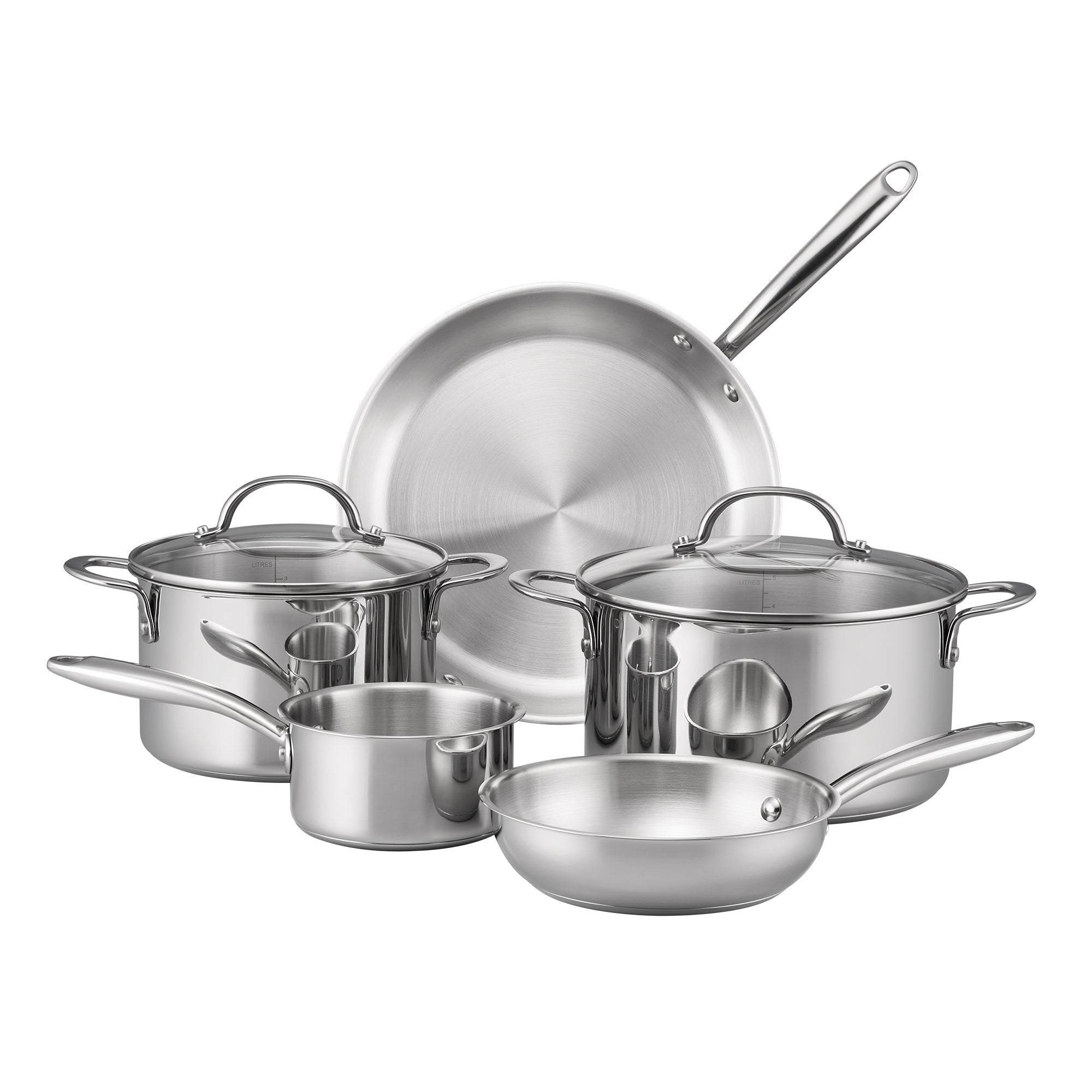 Raco Steel Essentials - 5 Piece Cookware Set