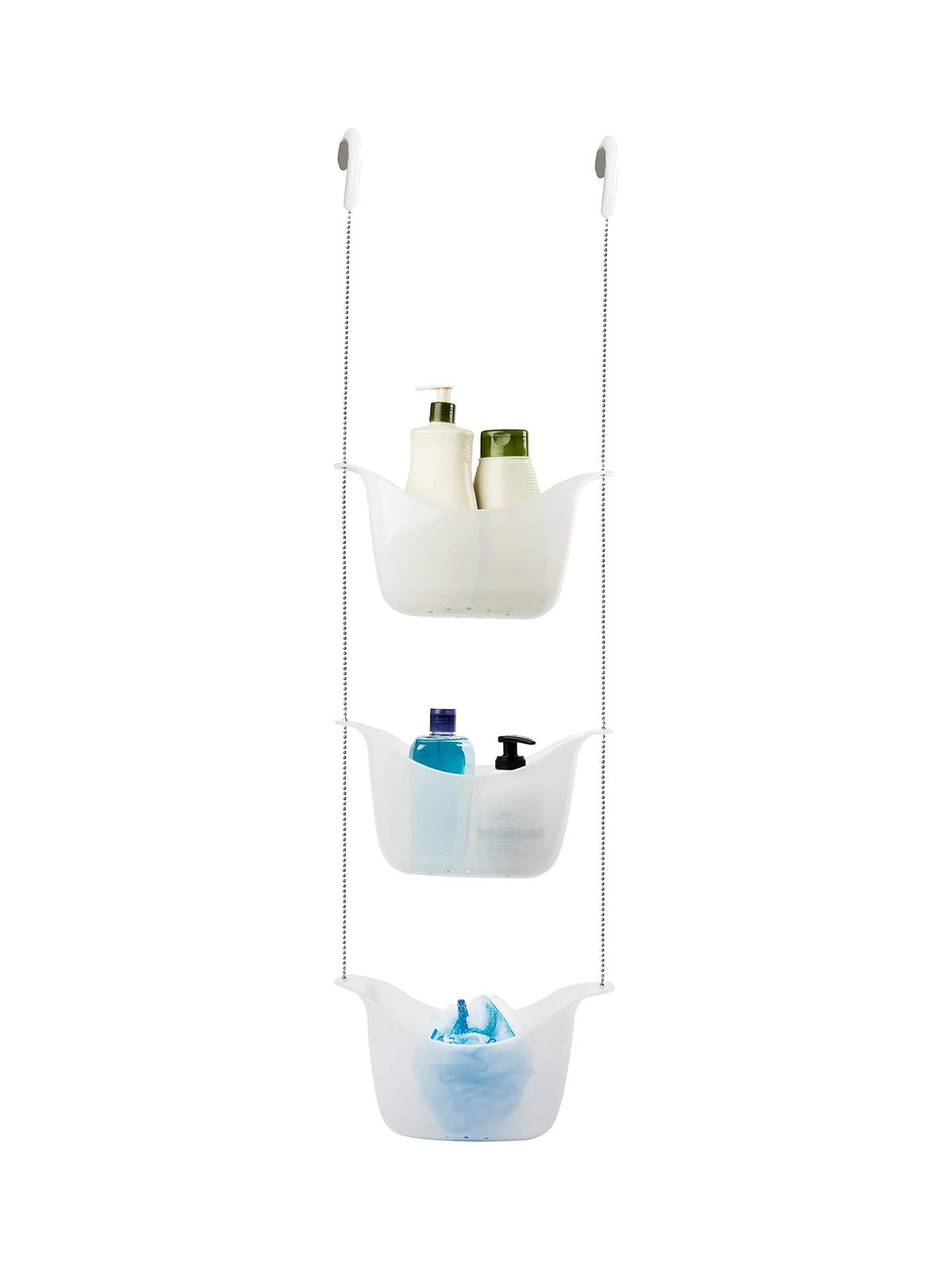 Umbra Bask Shower Caddy - White/Nickel