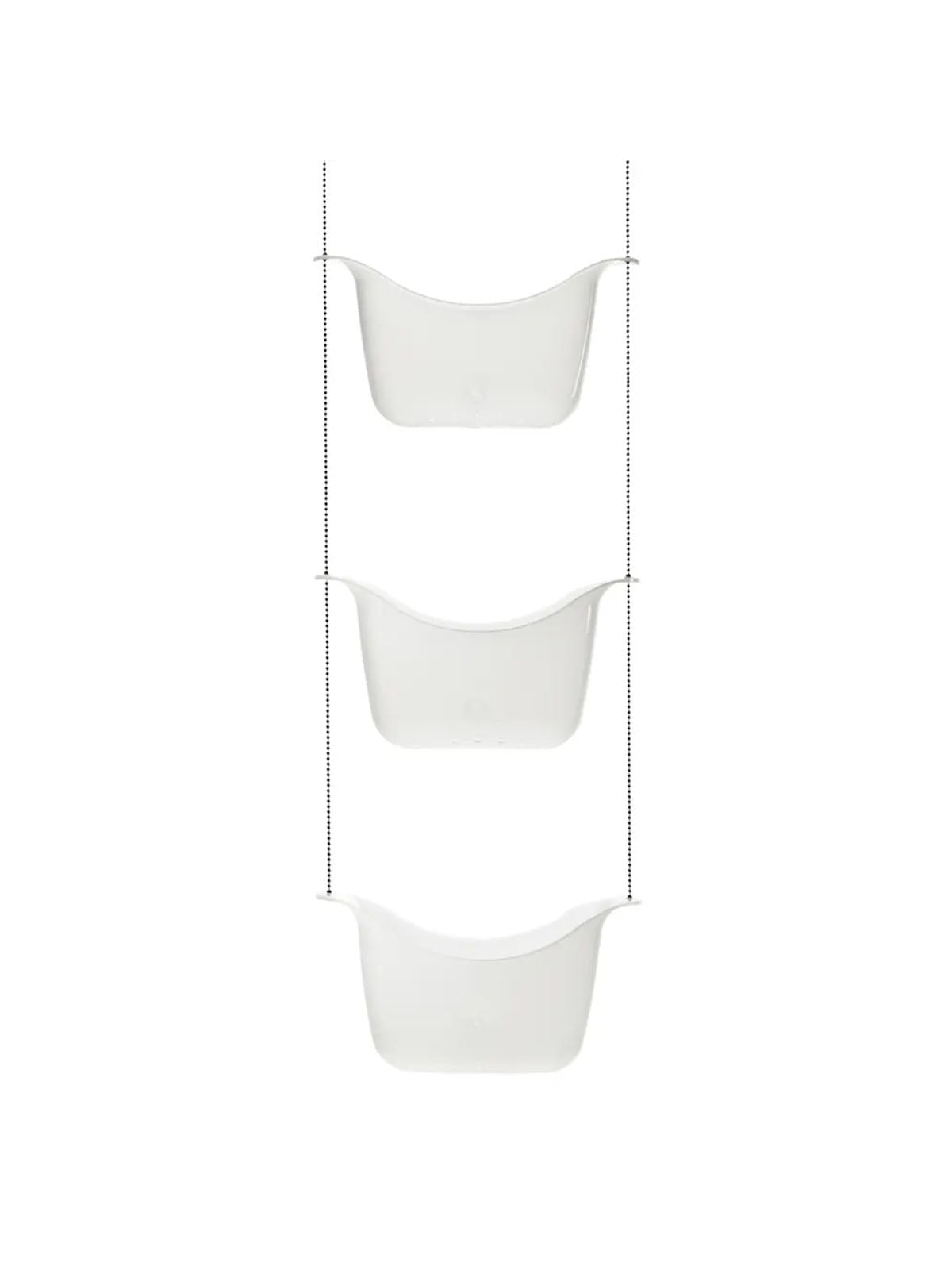 Umbra Bask Shower Caddy - White/Nickel