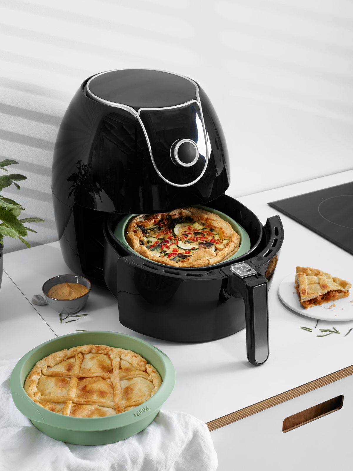 Lekue Air Fryer Essentials Kit - Green