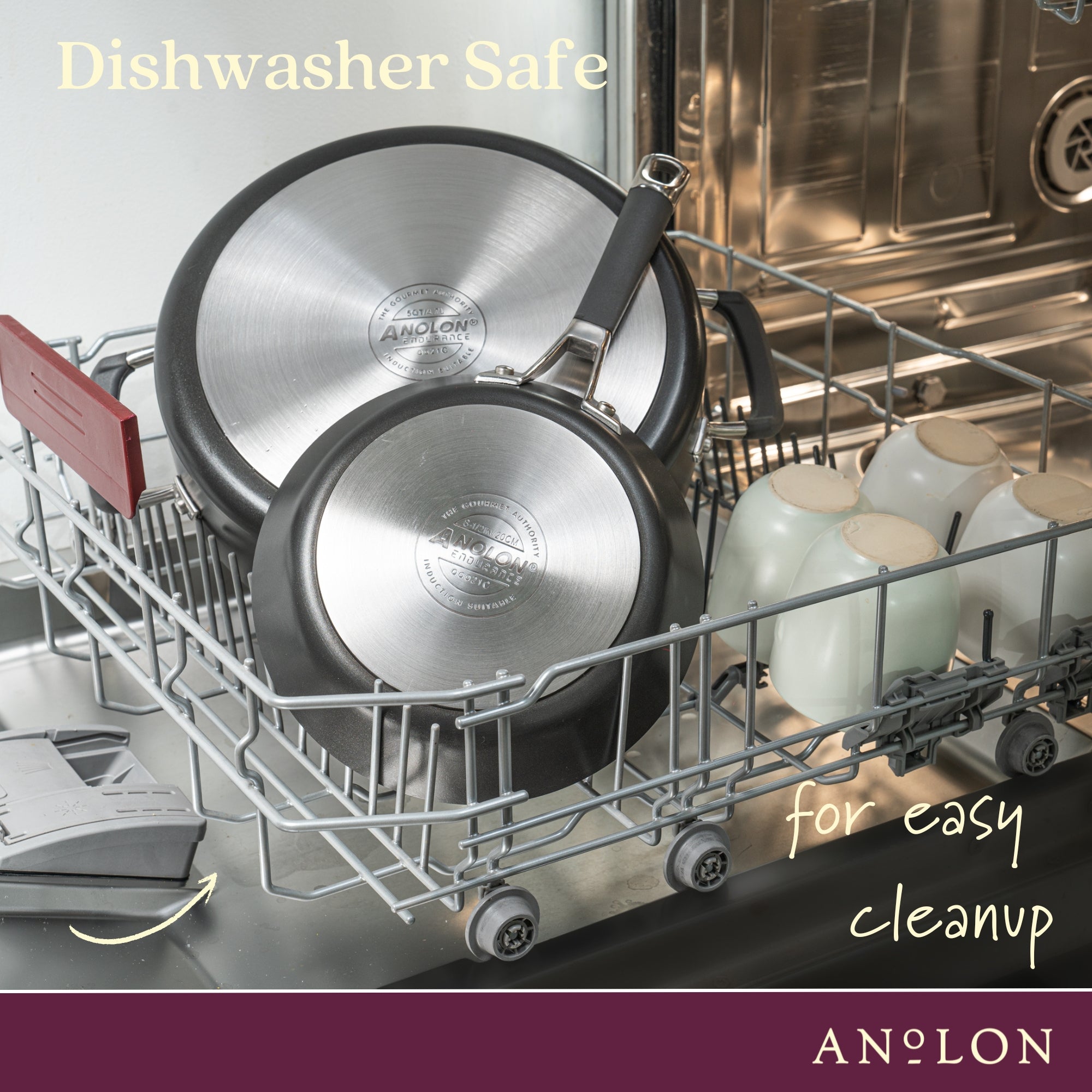  Anolon Endurance+ 24cm Open French Skillet Cookware Anolon