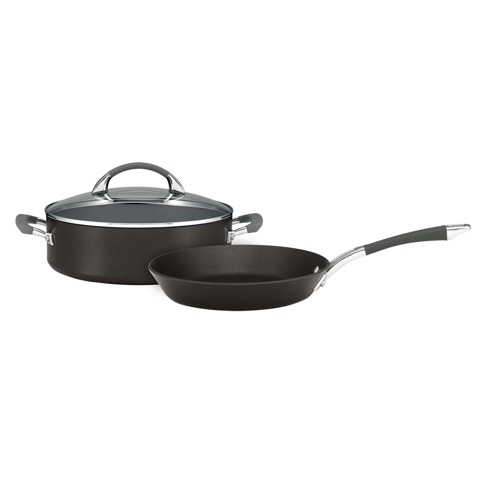  Anolon Endurance+ 26cm Skillet & 28cm Sauteuse 2 Piece Set Cookware Anolon