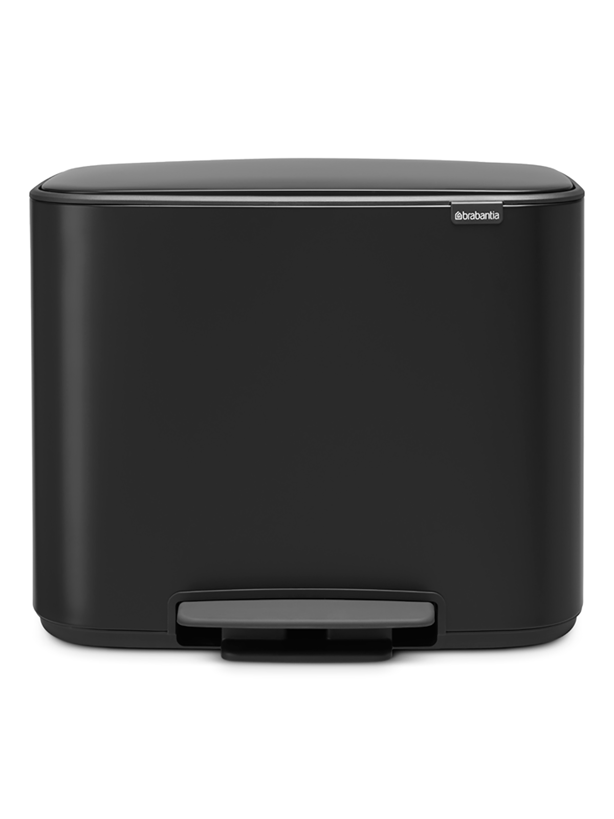 BRABANTIA Bo Pedal Bin 11 + 23L - Matt Black