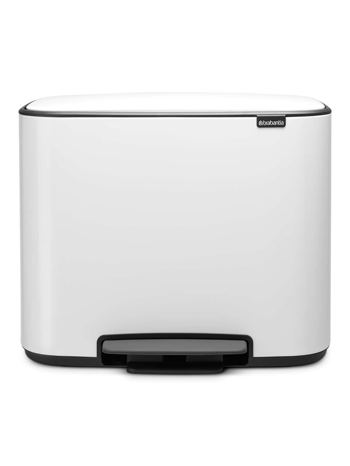 BRABANTIA Bo Pedal Bin 11 + 23L - White