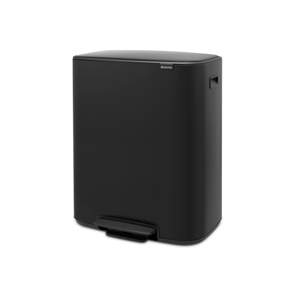 BRABANTIA Bo Pedal Bin 2 X 30L - Matt Black