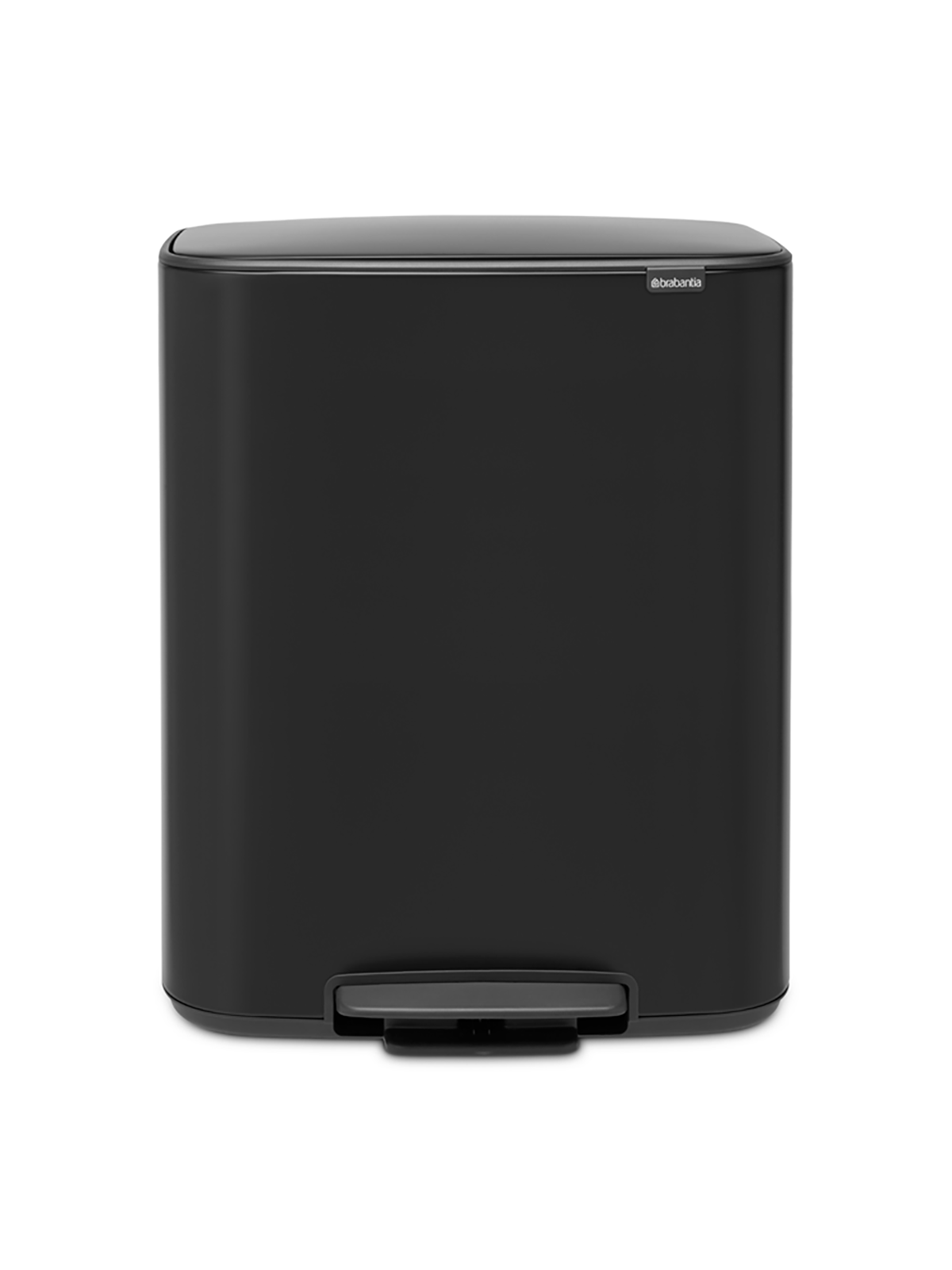 BRABANTIA Bo Pedal Bin 2 X 30L - Matt Black