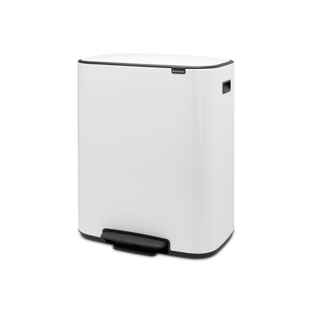 BRABANTIA Bo Pedal Bin 2 X 30L - White