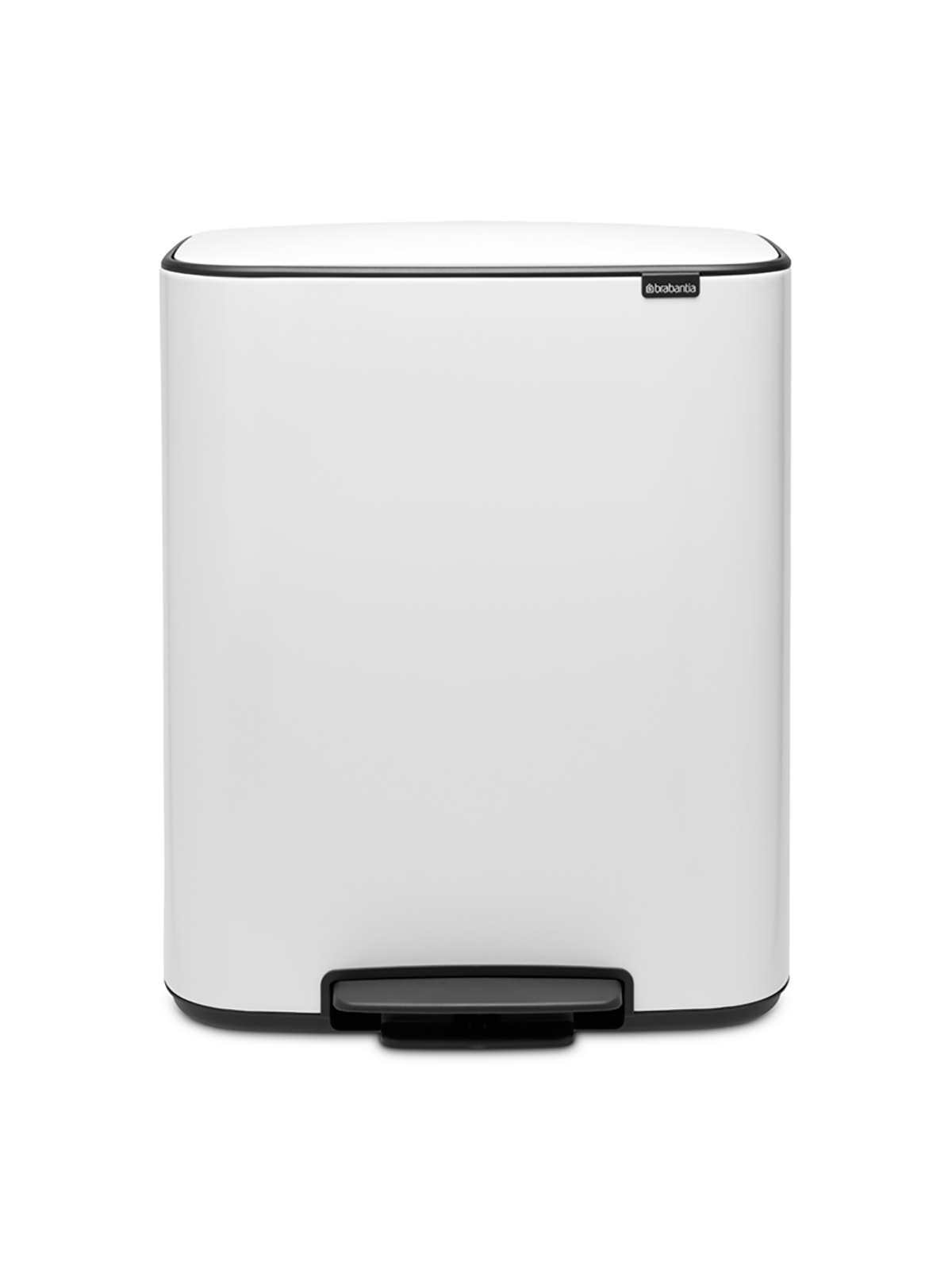 BRABANTIA Bo Pedal Bin 2 X 30L - White