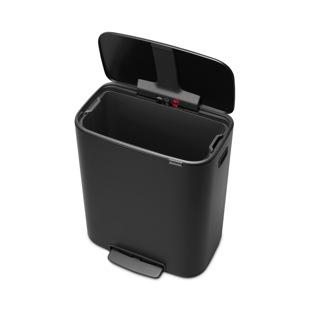 BRABANTIA Bo Pedal Bin 60L - Matt Black