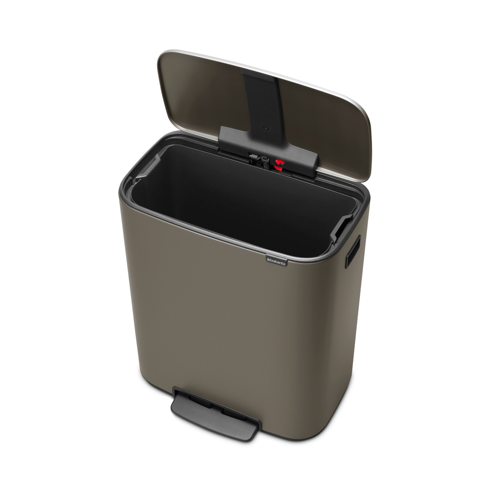 BRABANTIA Bo Pedal Bin 60L - Platinum