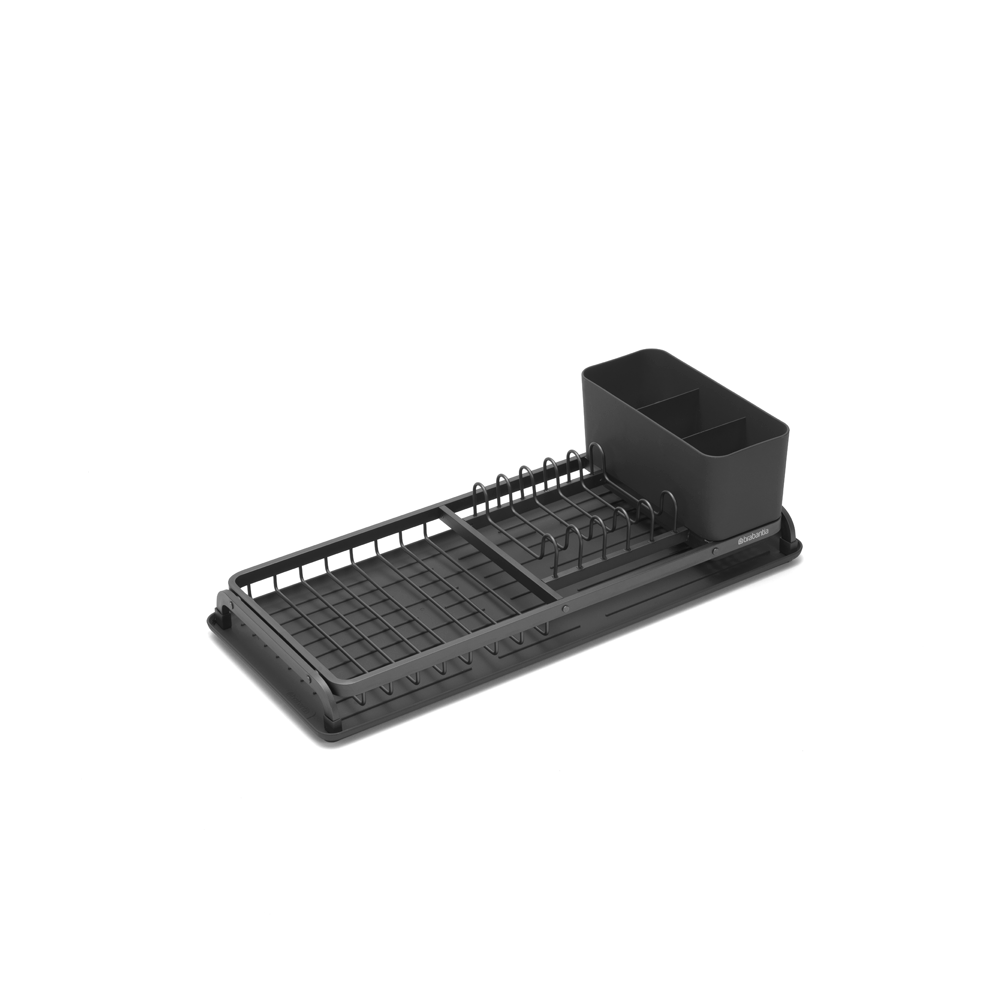 BRABANTIA Compact Dish Drying Rack - Dark Grey