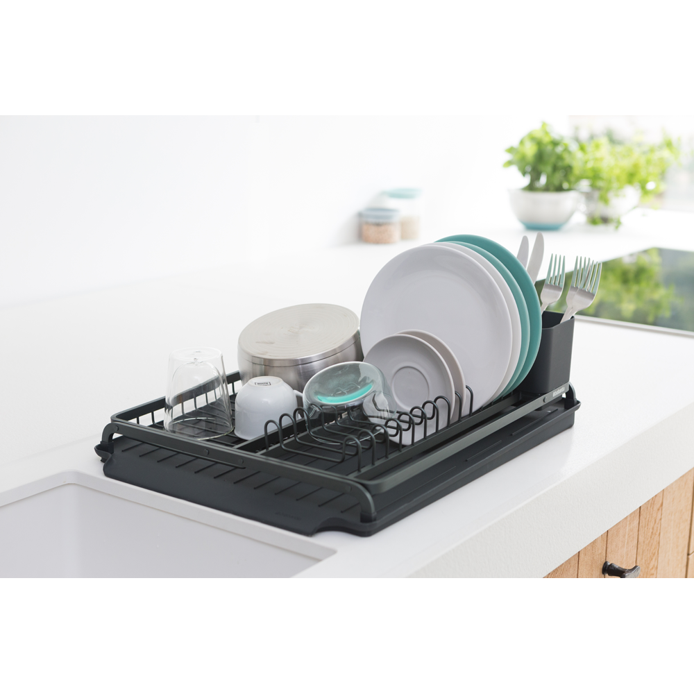 BRABANTIA Dish Drying Rack - Dark Grey