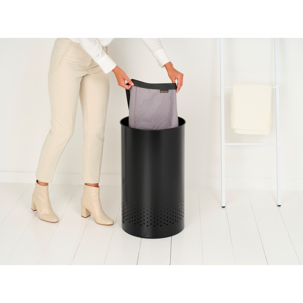 BRABANTIA Laundry Bin 60L - Matt Black