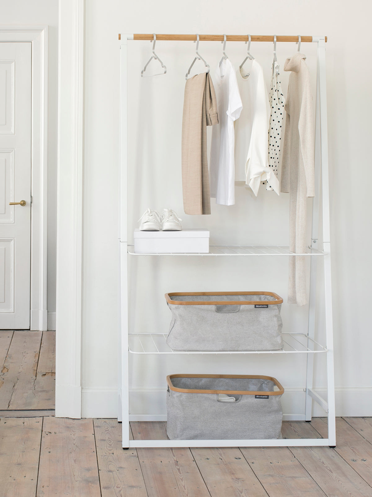 BRABANTIA Linn Clothes Rack - White