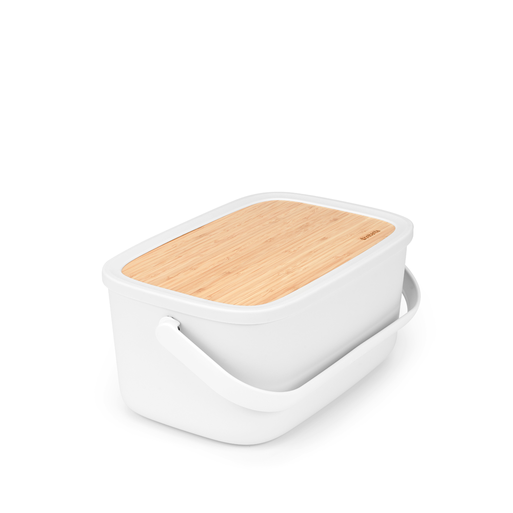 BRABANTIA Nic Bread Bin - Light Grey