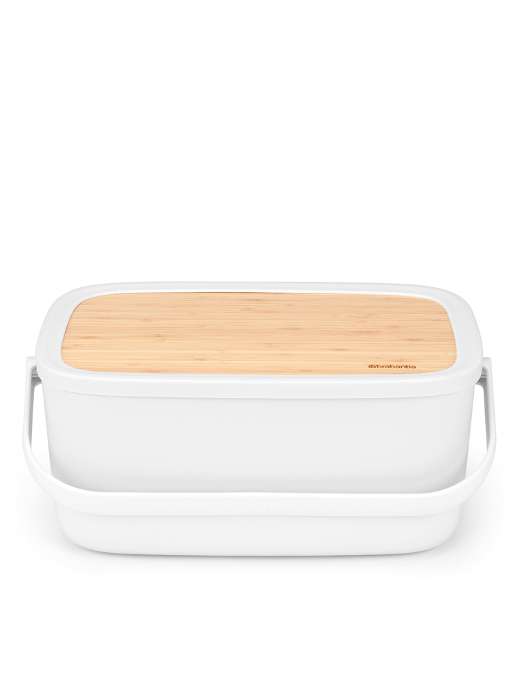 BRABANTIA Nic Bread Bin - Light Grey