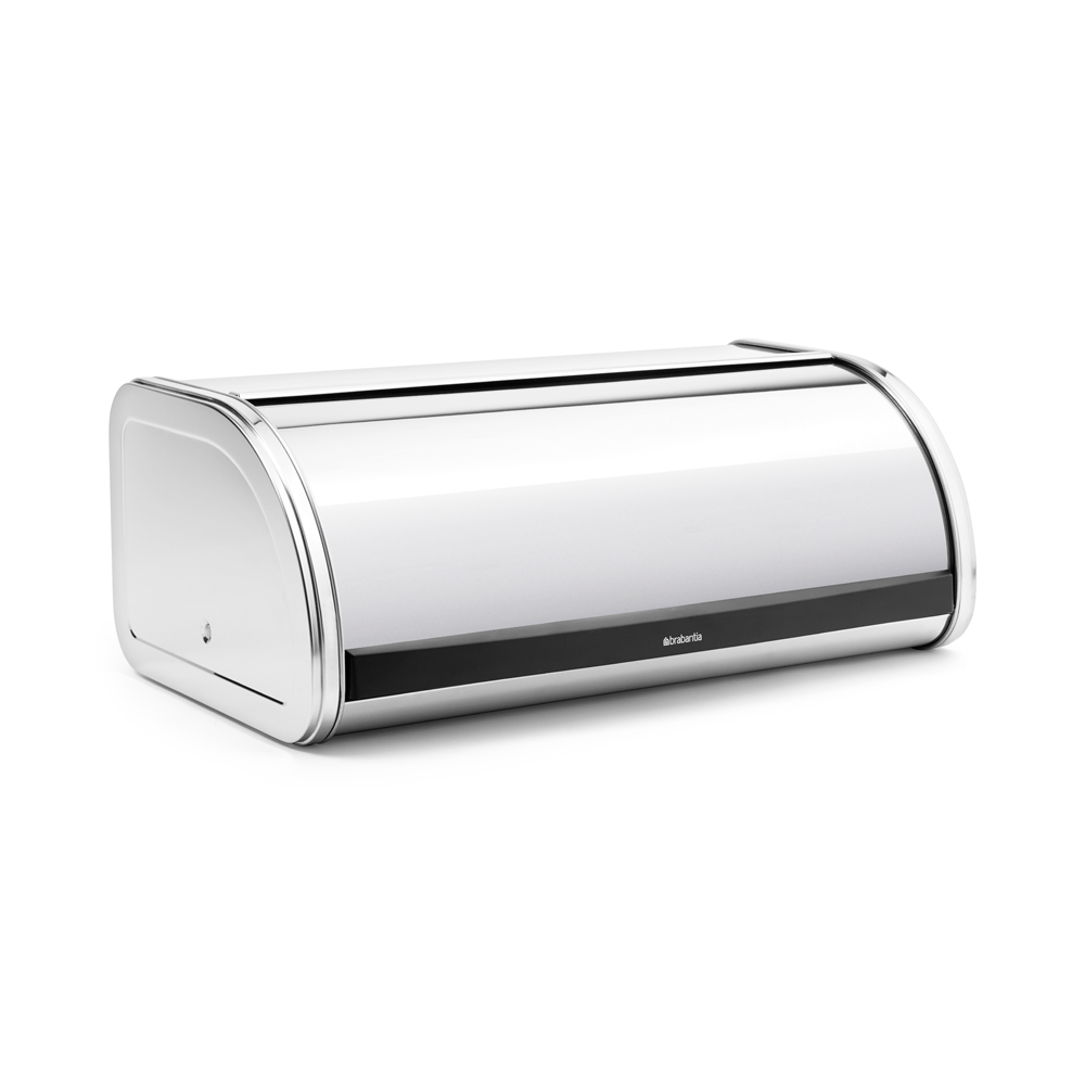 BRABANTIA Roll Top Bread Bin Medium - Brilliant Steel