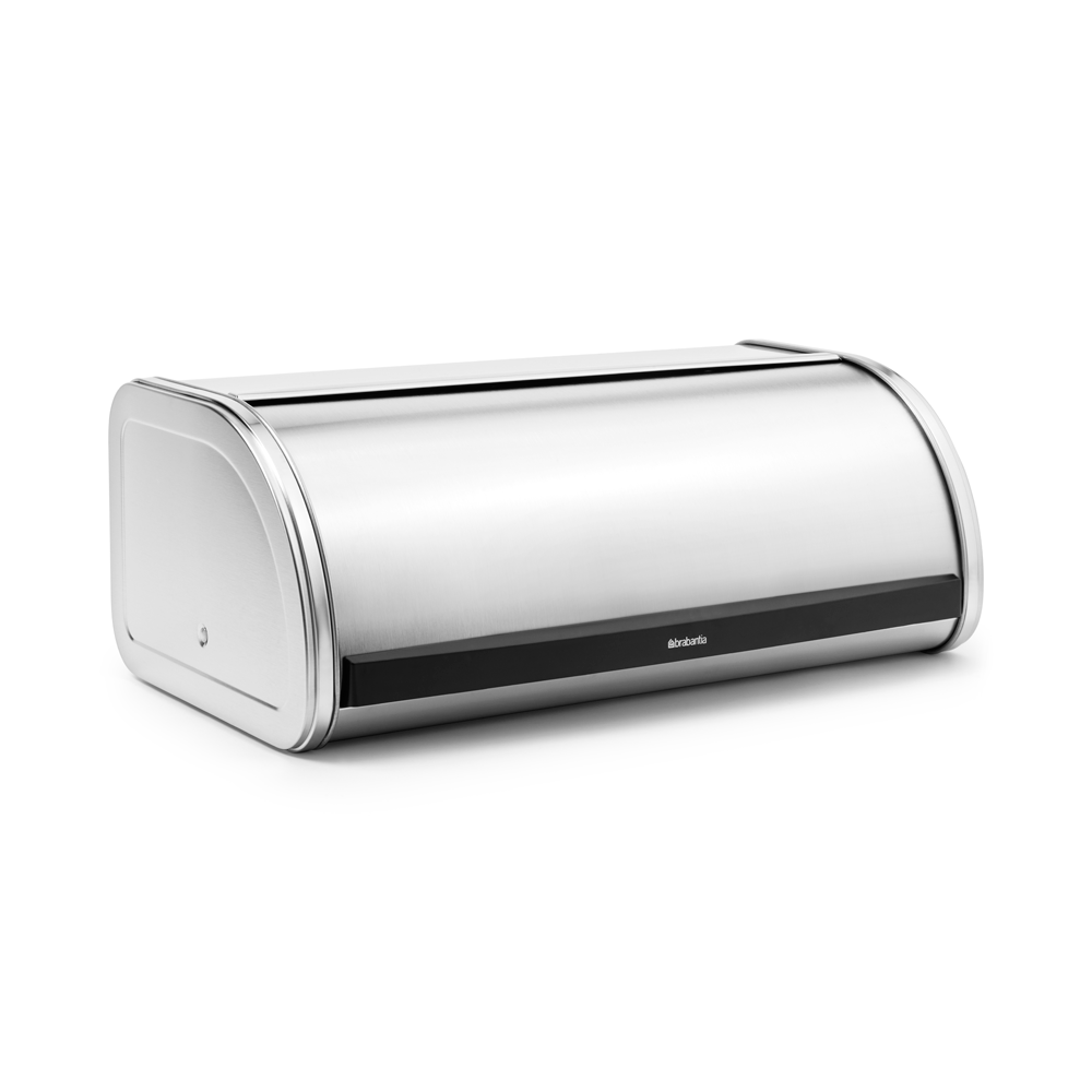 BRABANTIA Roll Top Bread Bin Medium - Matt Steel