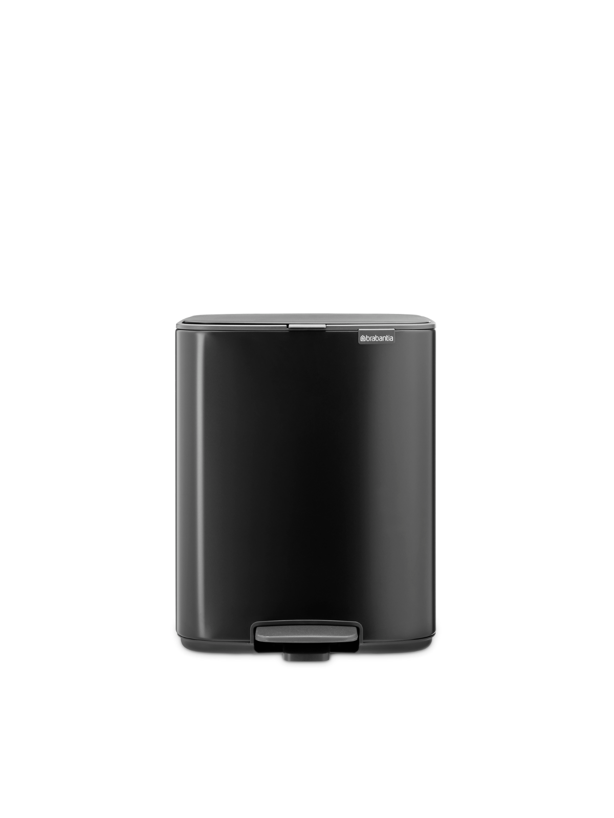 Brabantia Bo Pedal Bin - 12L Matte Black