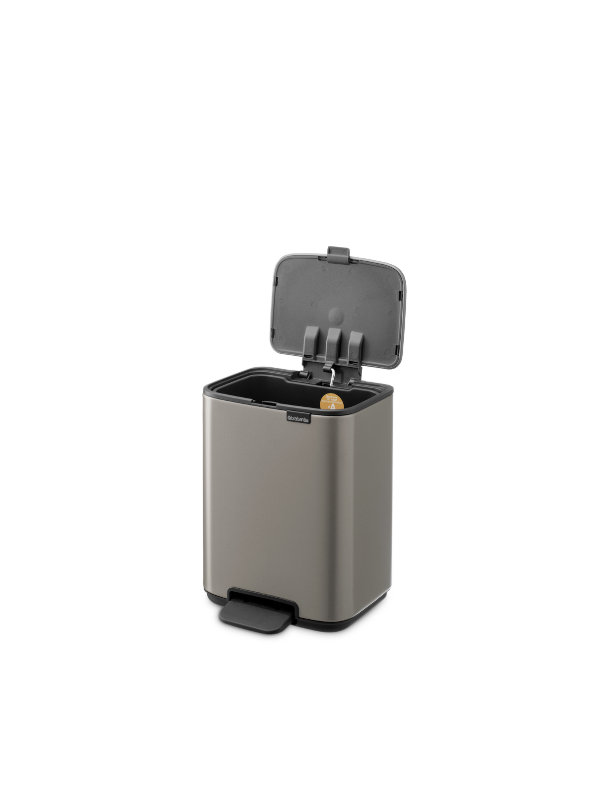 Brabantia Bo Pedal Bin - 4L Platinum