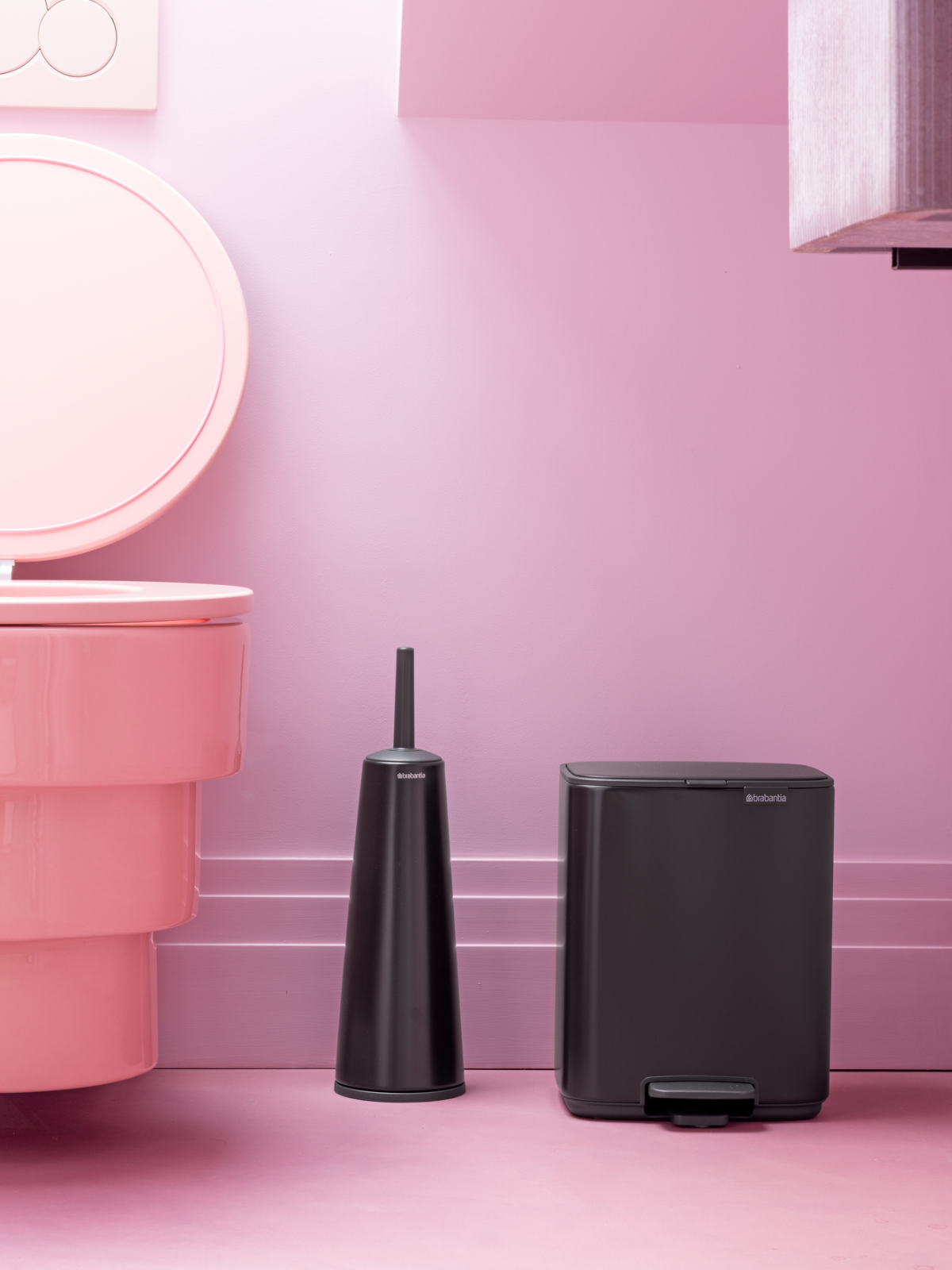 Brabantia Bo Pedal Bin - 7L Matte Black