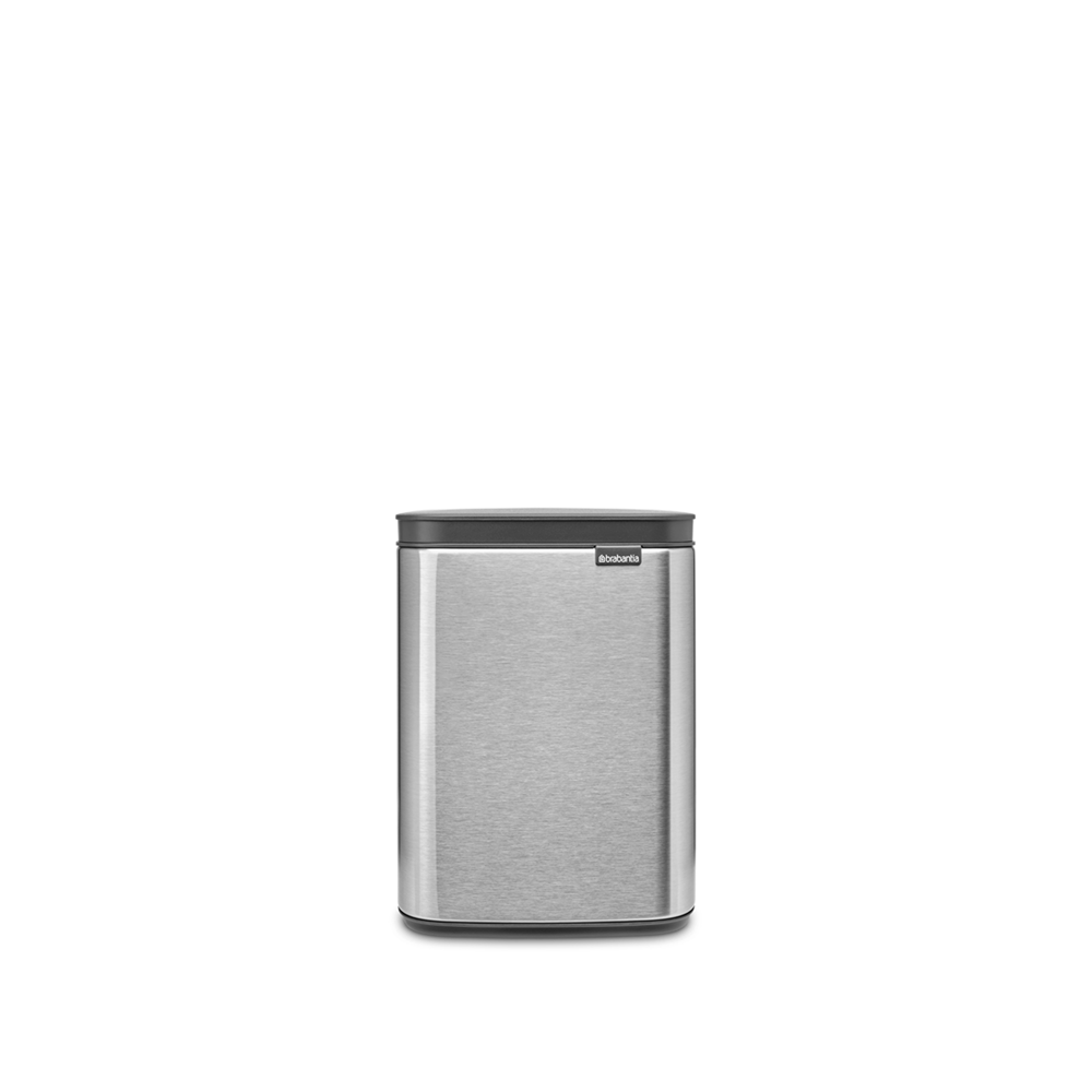 Bo Waste Bin 4L - Matt Steel Fingerprint Proof