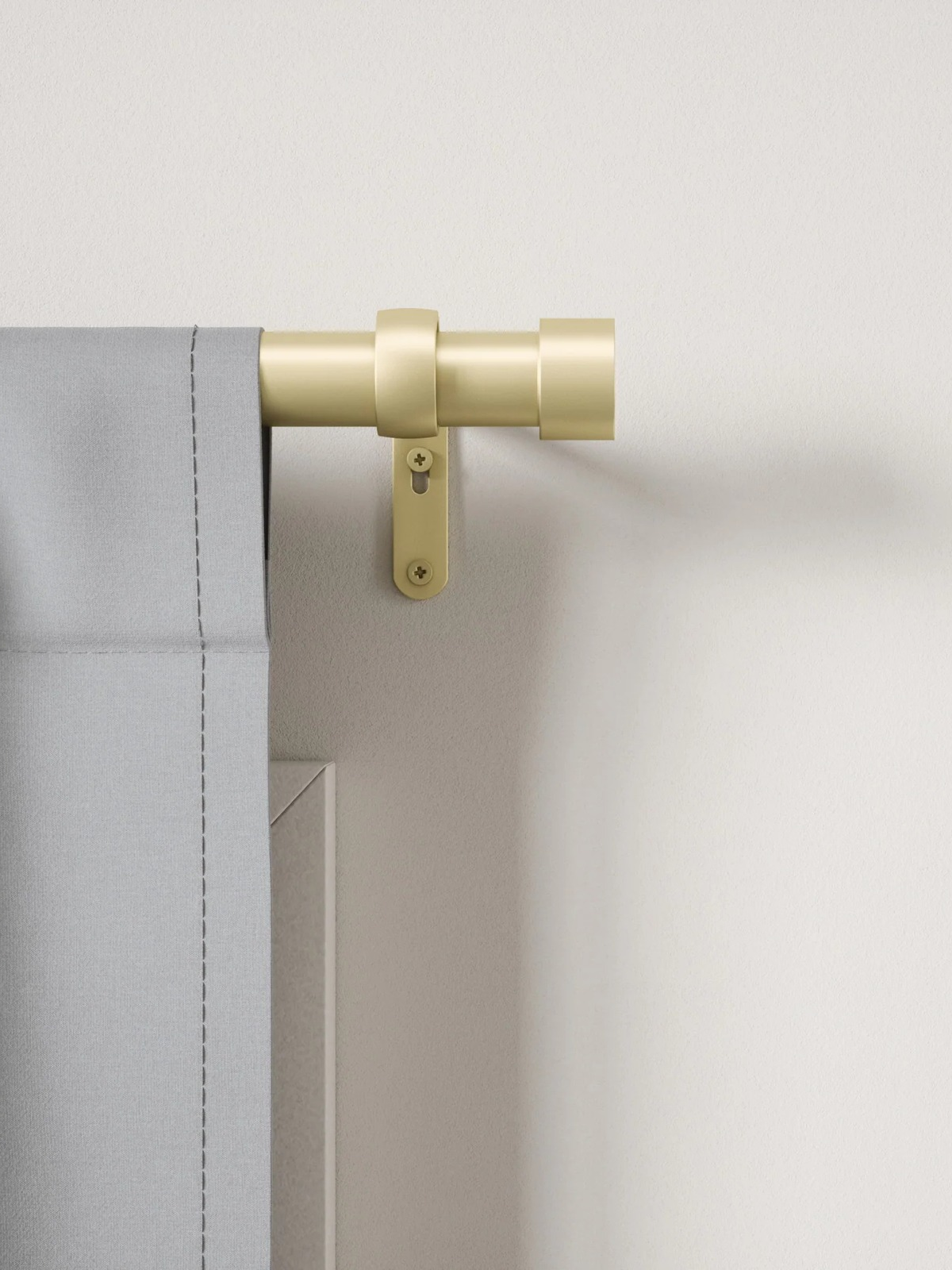 Umbra Cappa Curtain Rod 168 - 305cm Brass