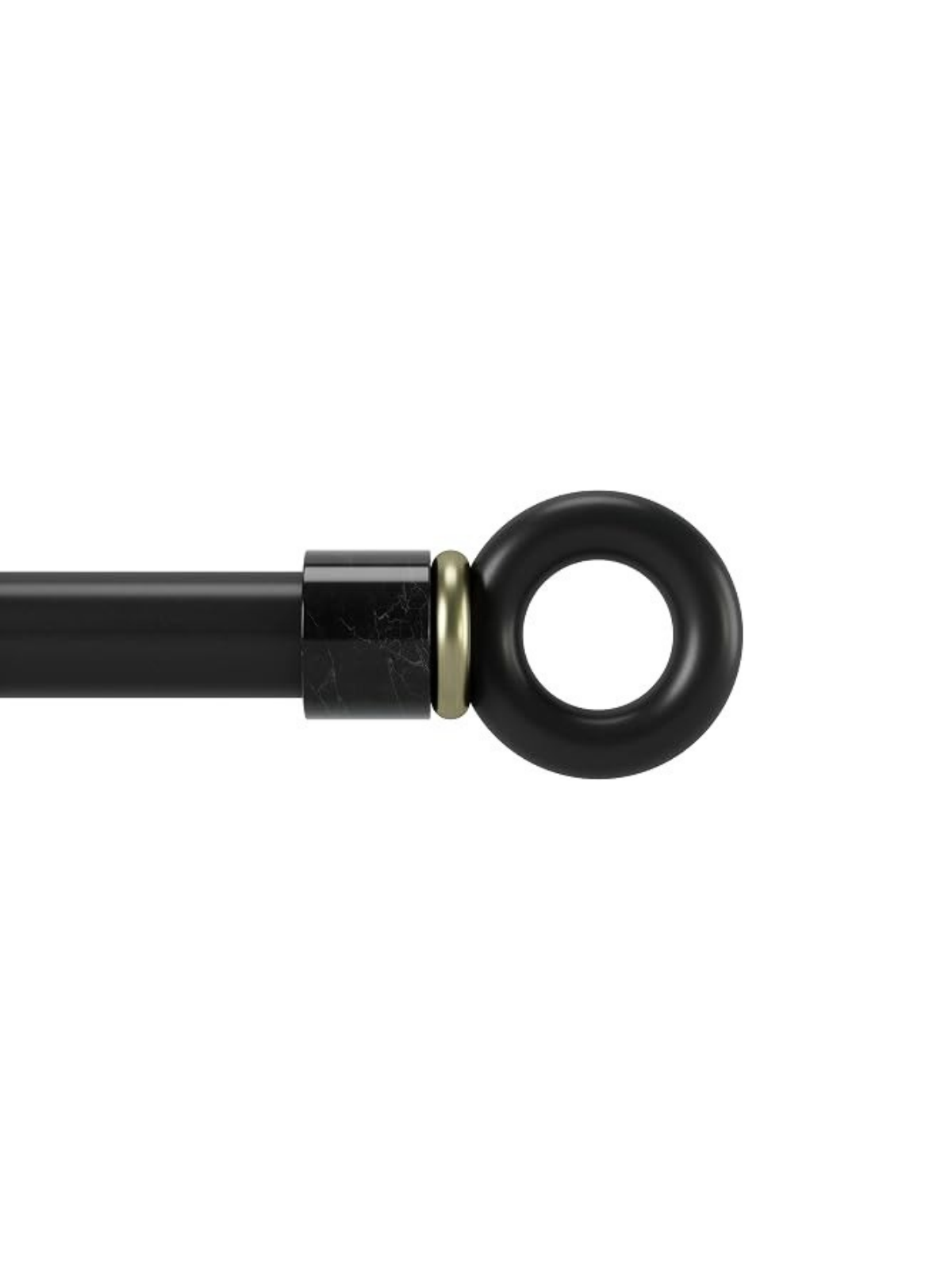 Umbra Circo Curtain Rod 183 - 366cm Matte Black
