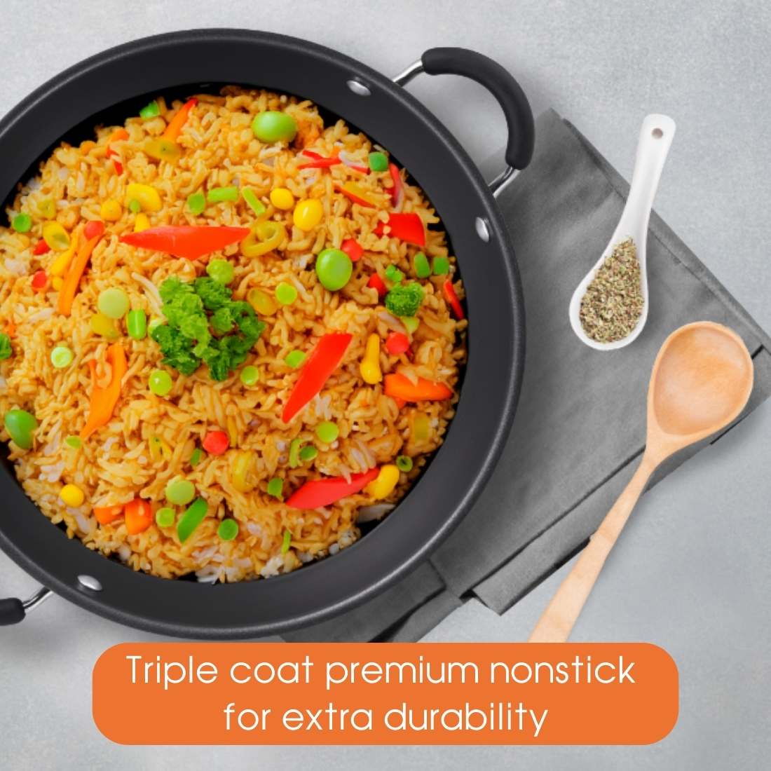 Raco Contemporary Nonstick Induction Covered Risotto Pan - 32cm/5.2L