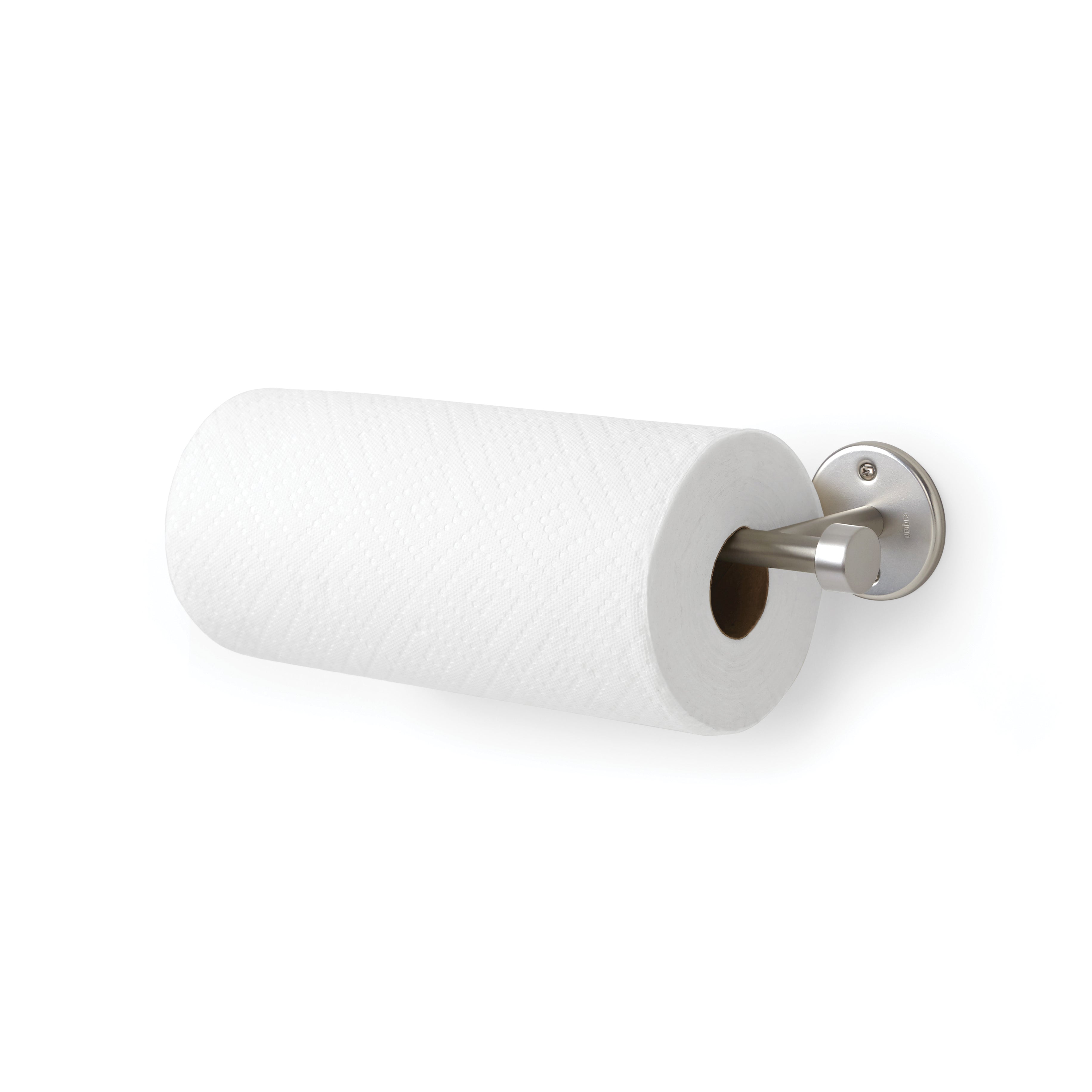  Cappa Wall Mount Paper Towel Holder - Nickel Paper Towl Holder UMBRA