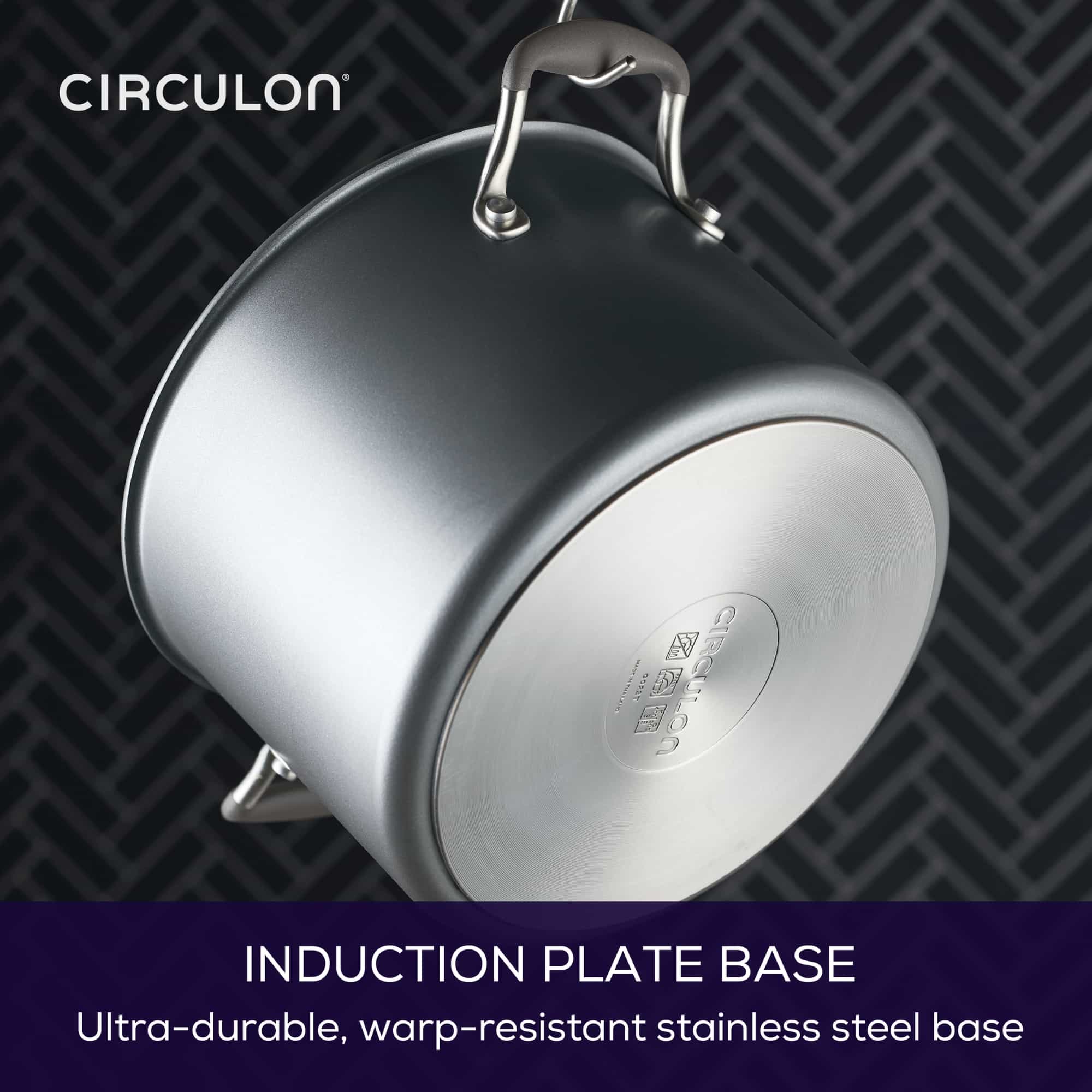  Circulon Scratchdefense A1 - 24cm/7.6L Covered Stockpot Cookware Circulon