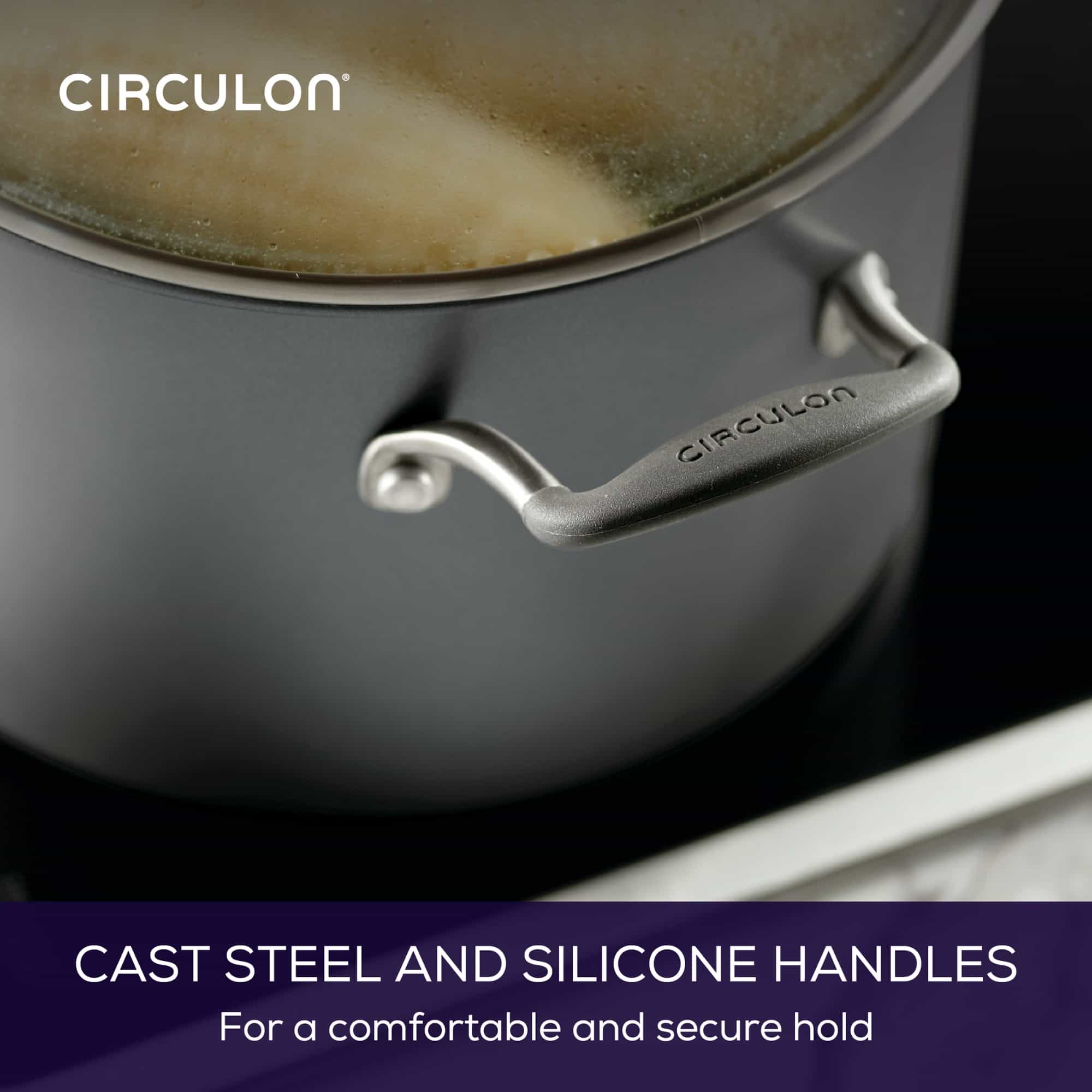  Circulon Scratchdefense A1 - 24cm/7.6L Covered Stockpot Cookware Circulon