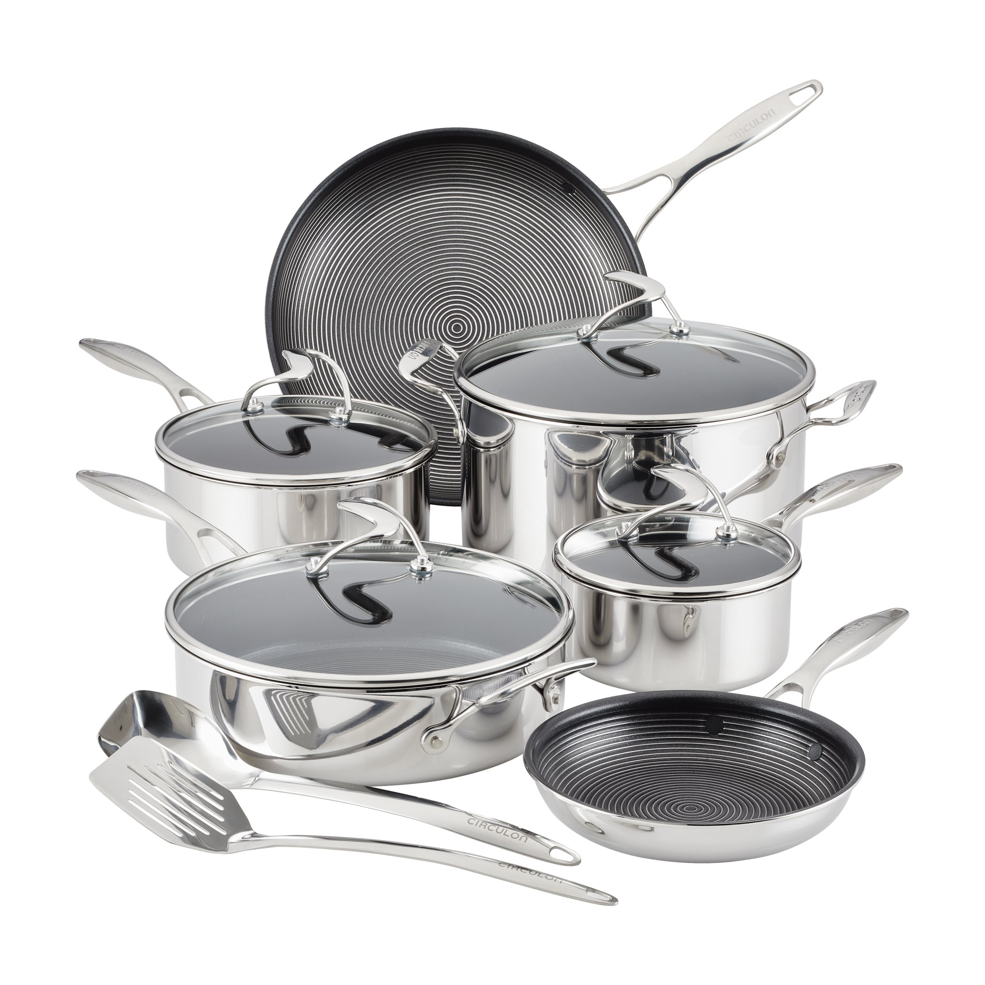  Circulon SteelShield C-Series - 10 Piece Set with Bonus Tools Cookware Circulon