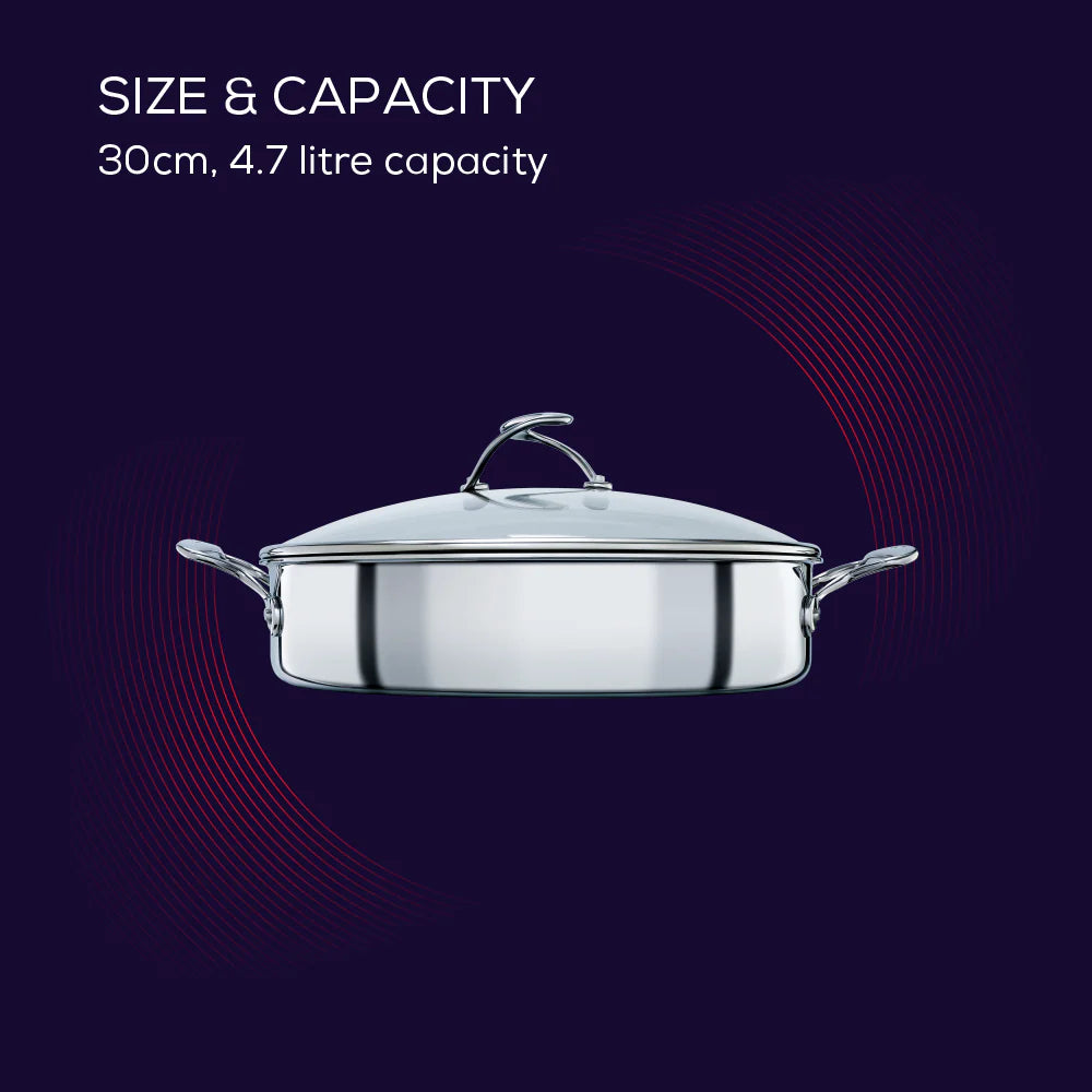  Circulon SteelShield C-Series - 30cm/4.7L Cov Sauteuse W/Hh Cookware Circulon