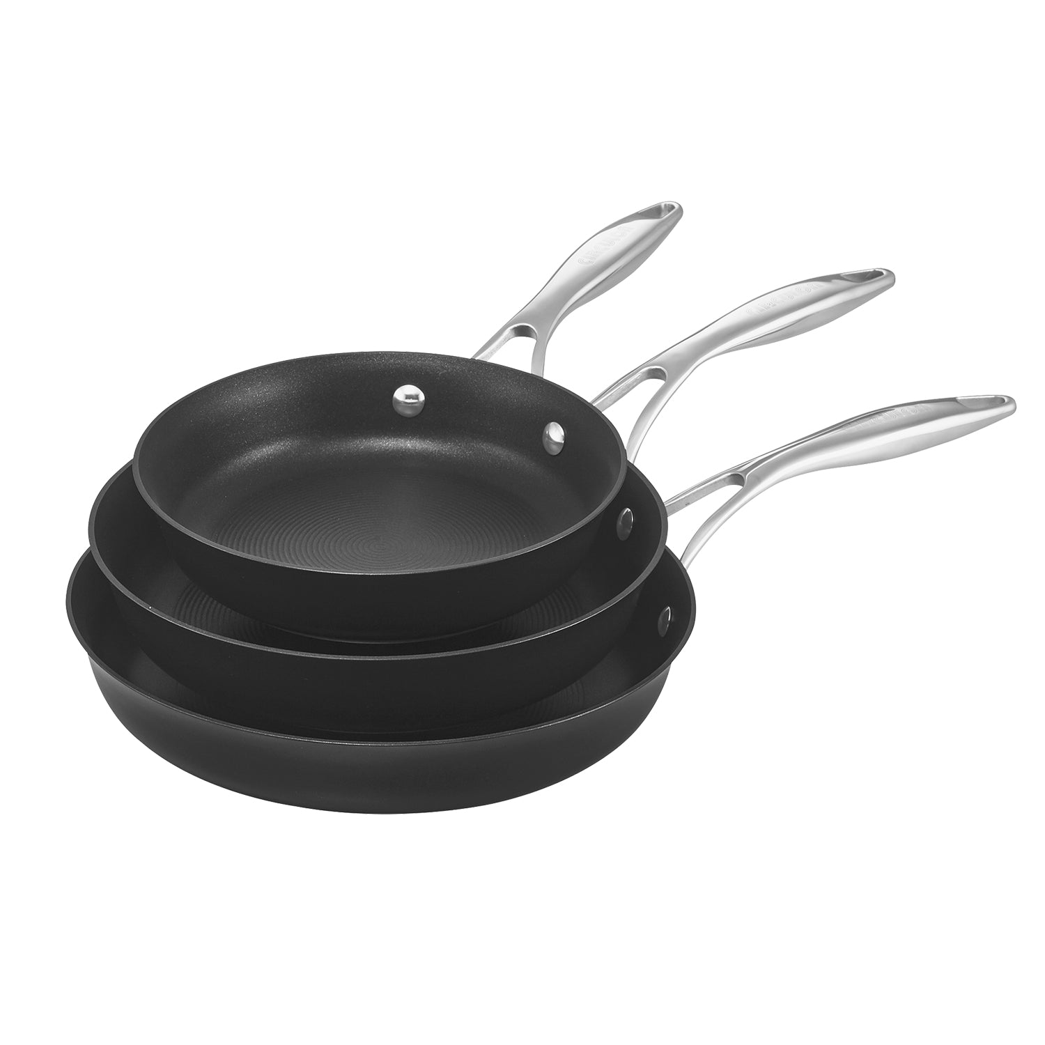  Circulon Style - 21/25/28cm Skillet Triple Pack Cookware Circulon