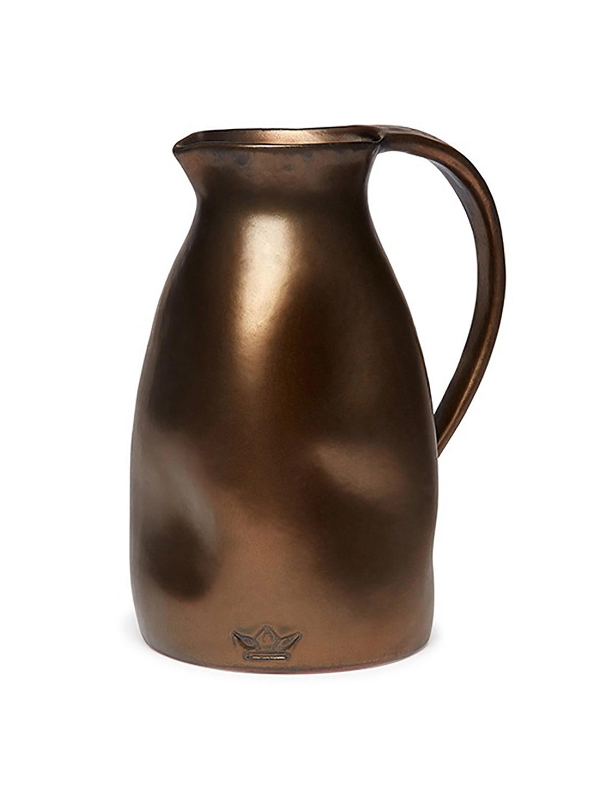 Carafe Dented Jug - Platimum Matt