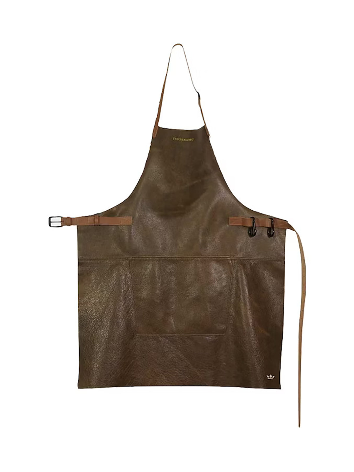 DUTCH DELUXES Leather Bbq Style Apron - Vintage Brown