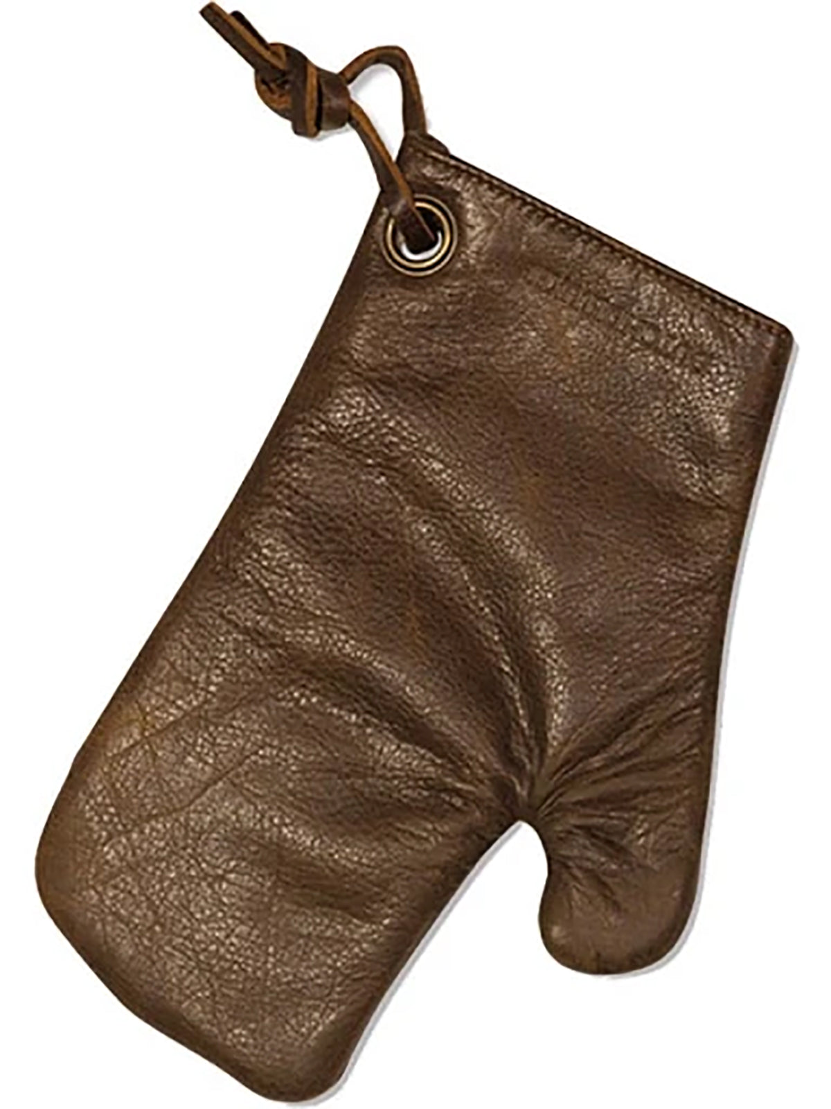 DUTCH DELUXES Leather Oven Glove - Vintage Brown