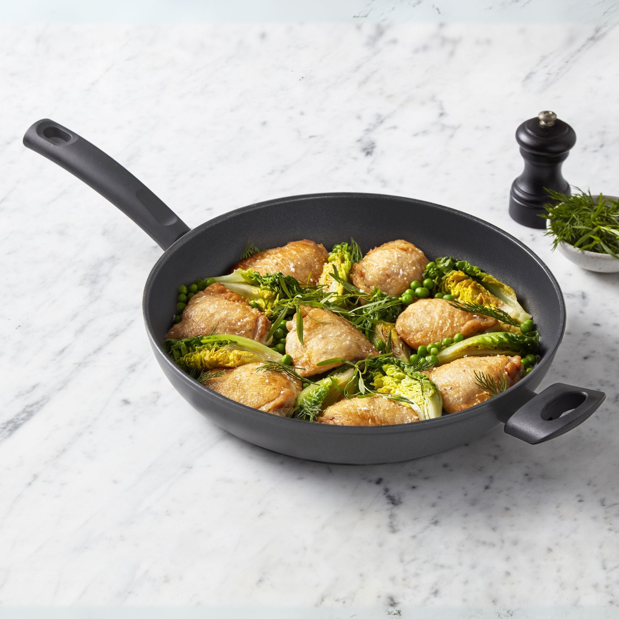 Essteele Per Benessere Ceramic Nonstick Induction Open French Skillet - 32cm