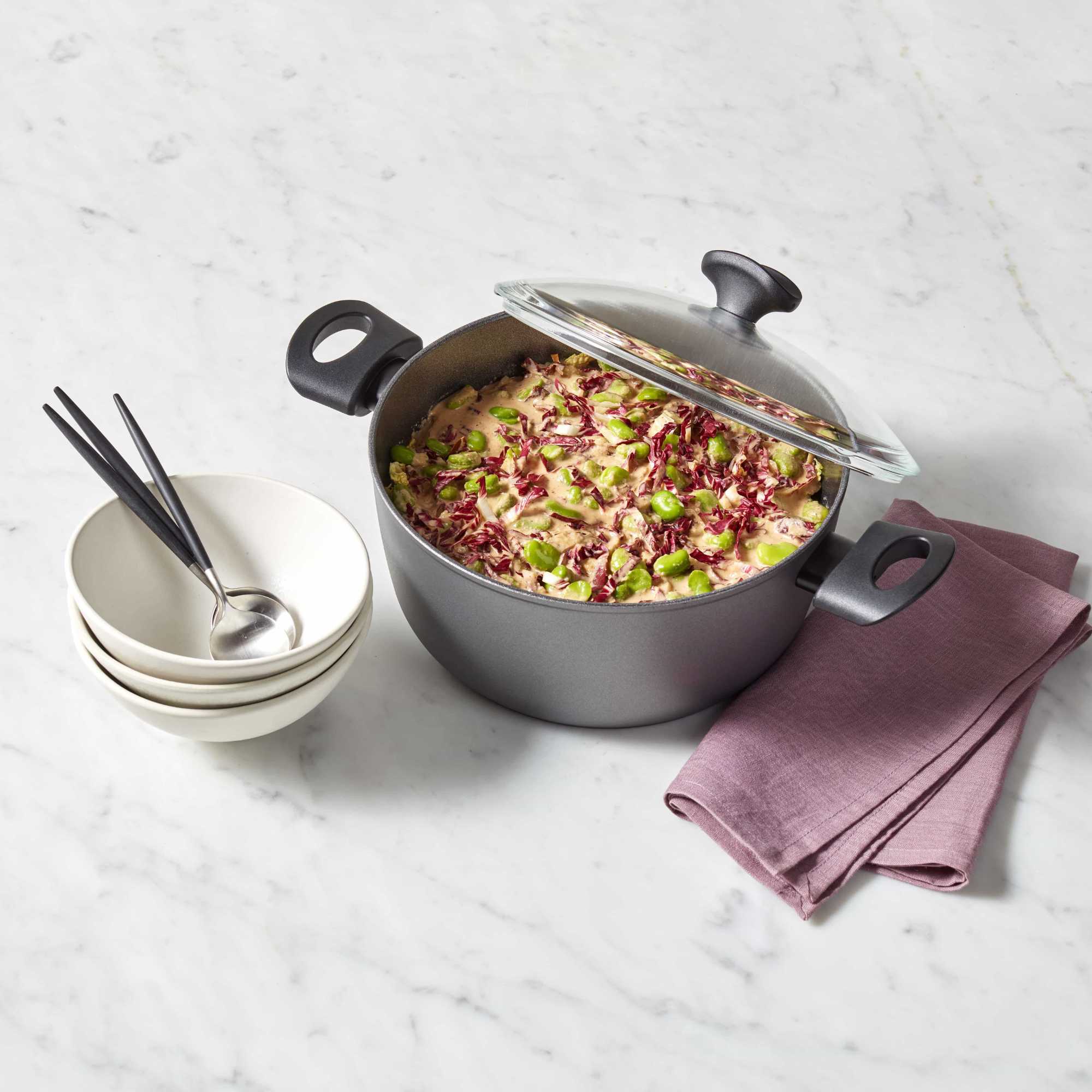 Essteele Per Benessere Ceramic Nonstick Induction Covered Casserole - 28cm/7.7L