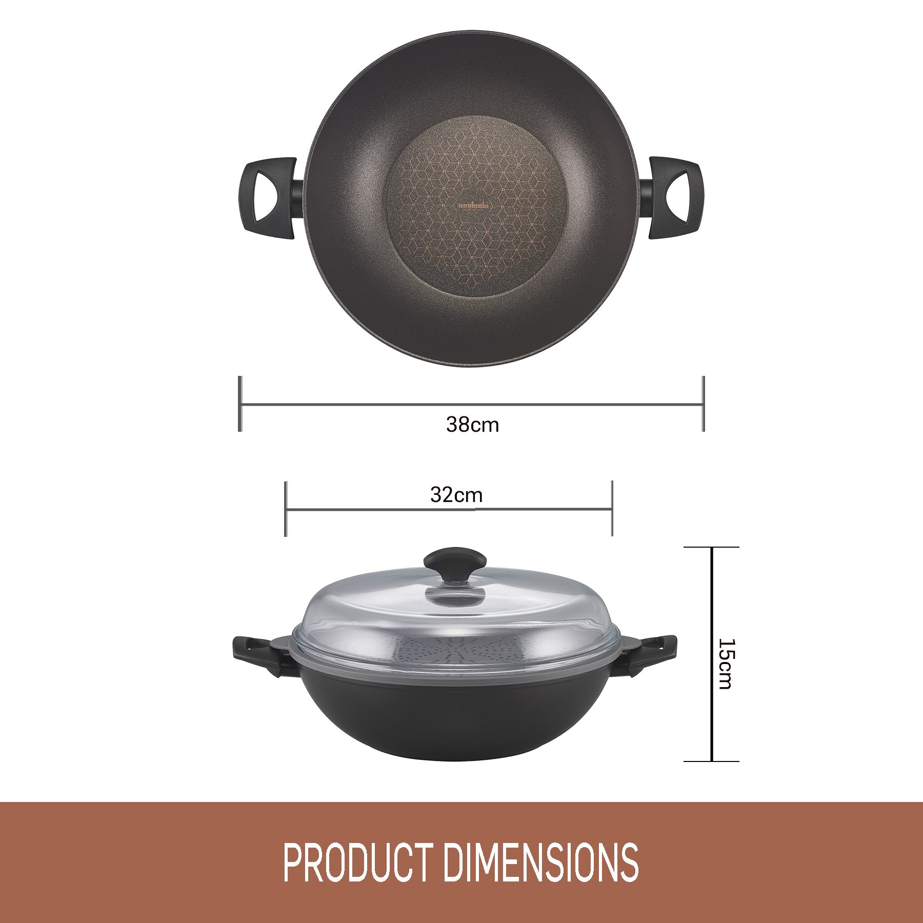 Essteele Per Salute - 32cm Multi Cooker with Insert